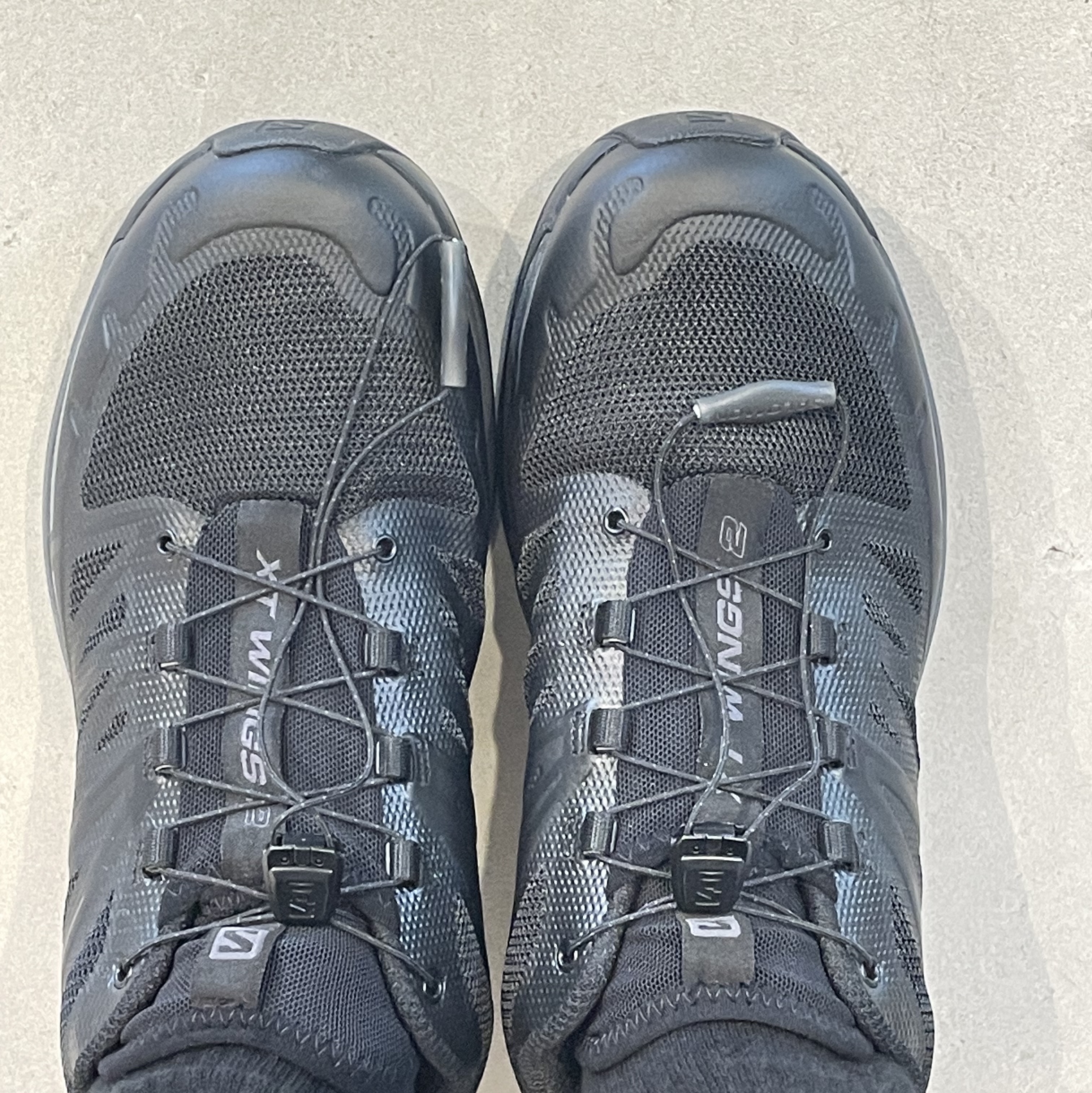 Salomon XT-Wings 2 ADV Black 착용 스타일 - 2