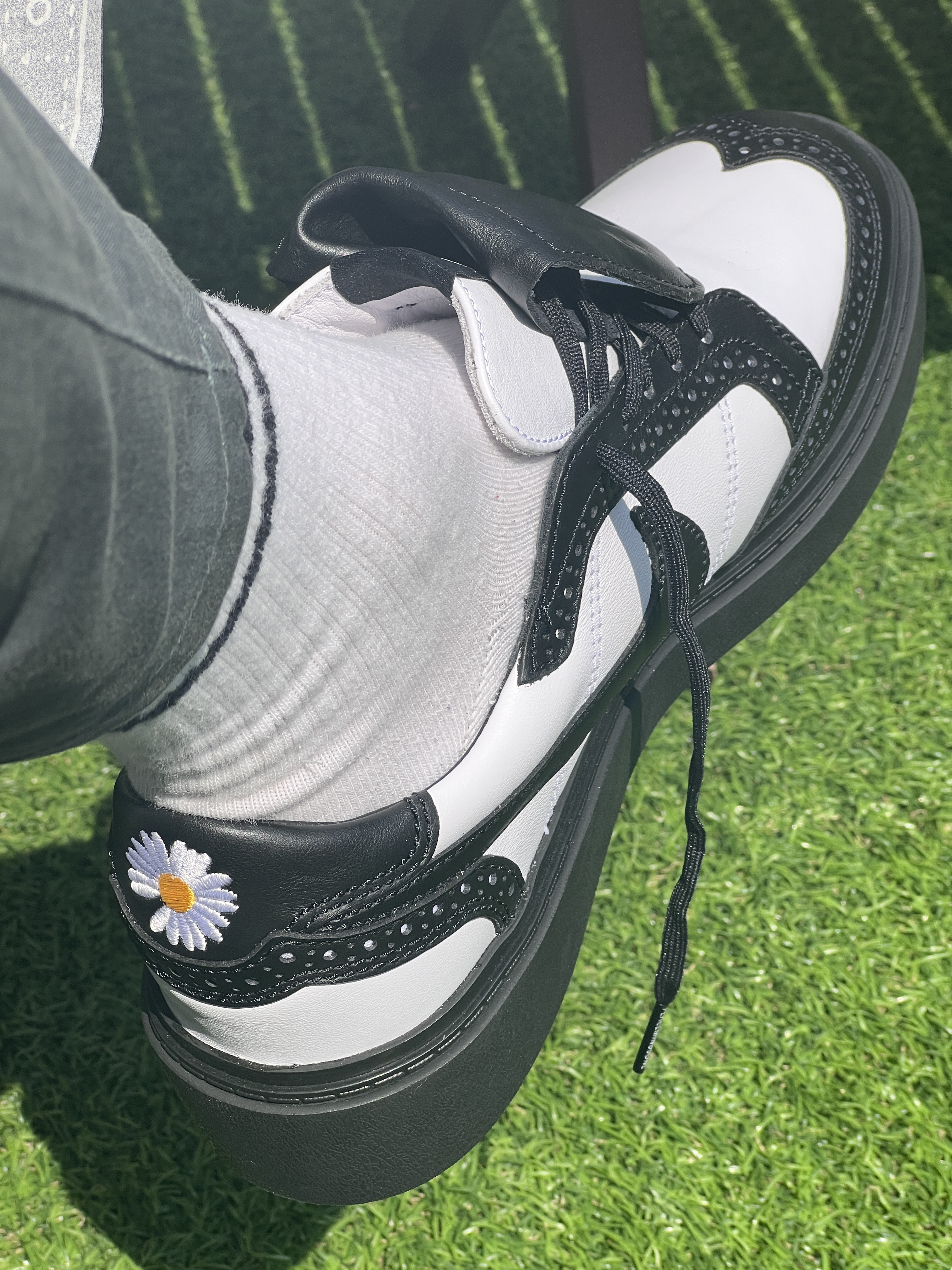 Nike x Peaceminusone Kwondo1 Black and White 착용 스타일