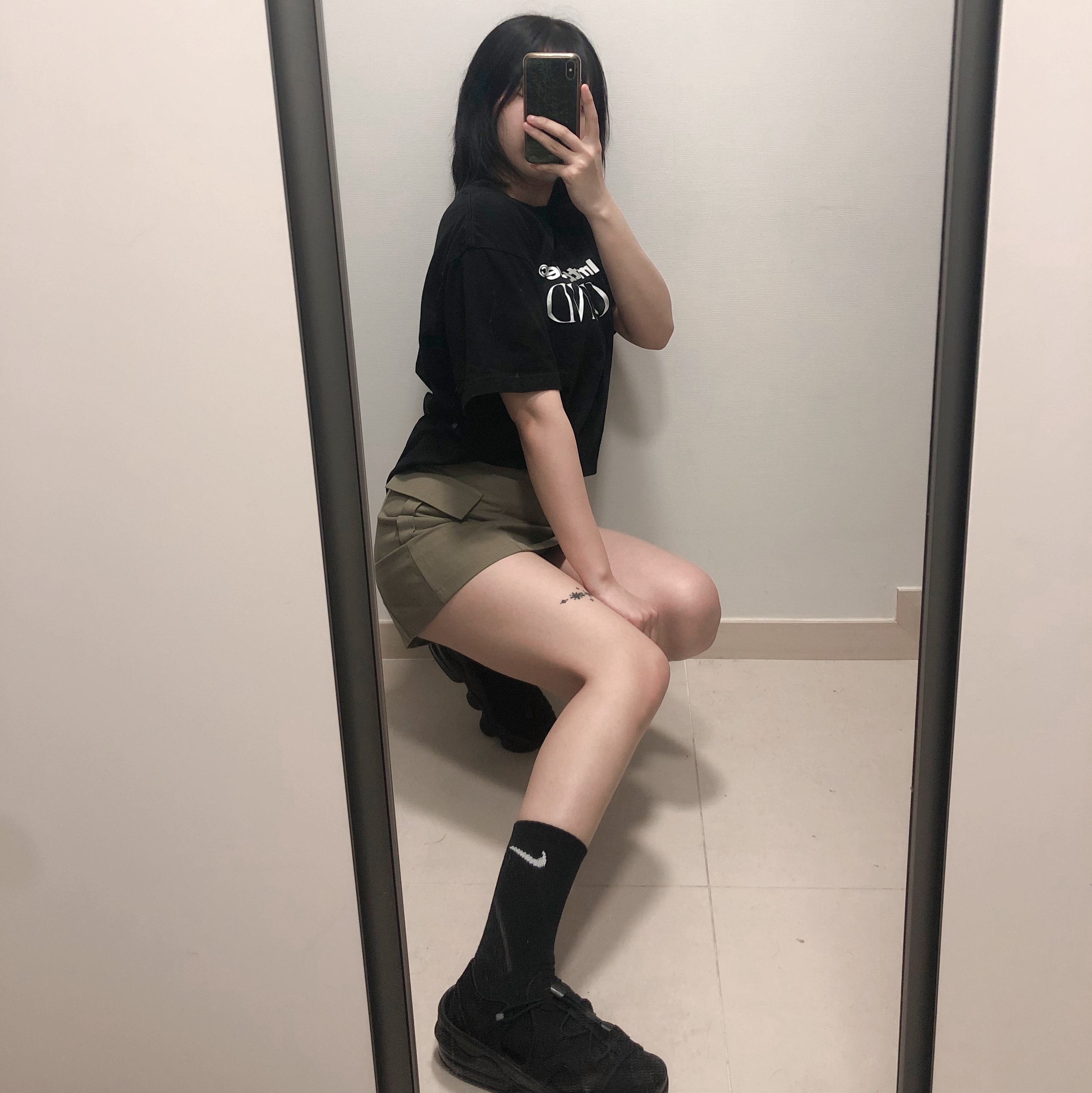 (W) Nike Air Max Koko Sandal Black 착용 스타일