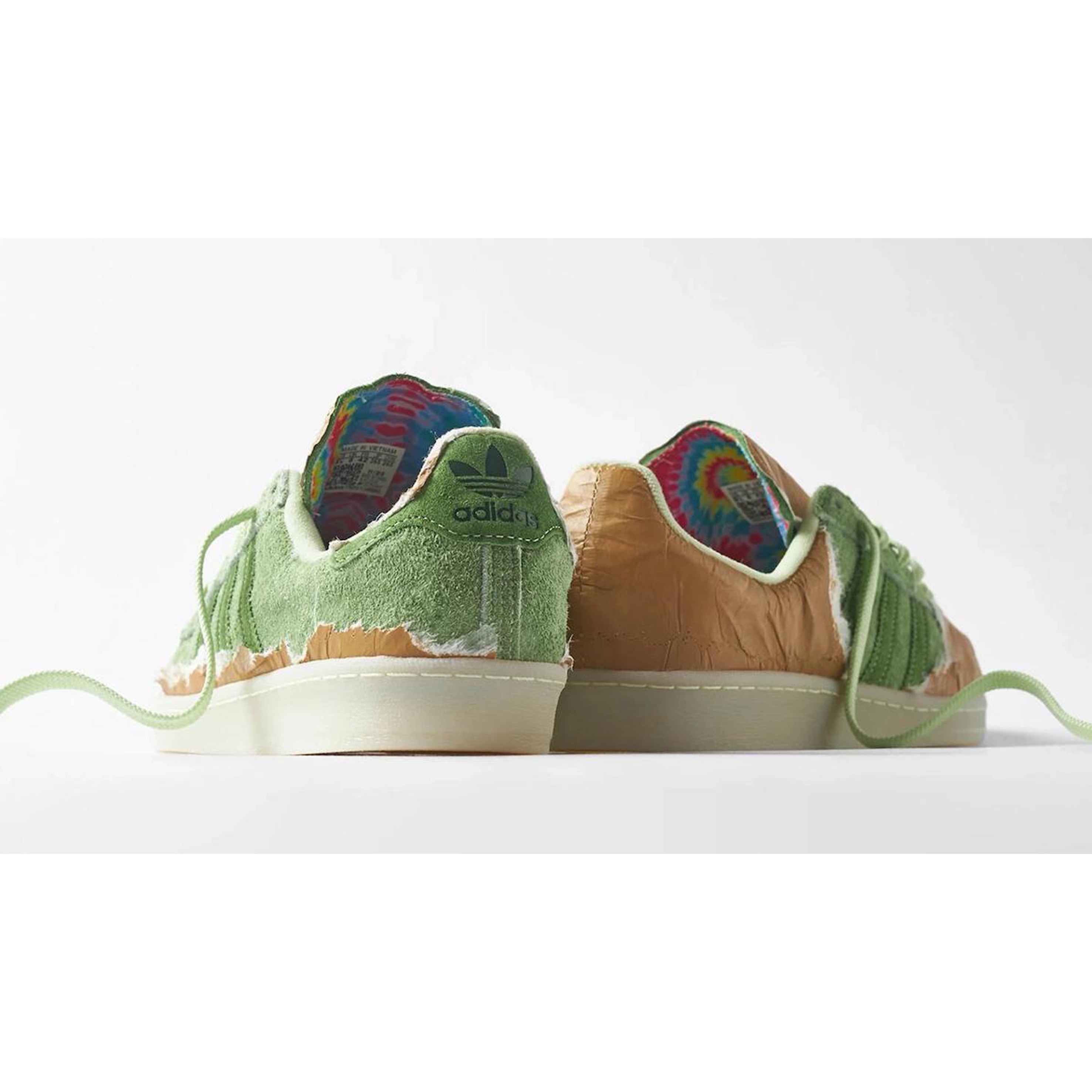 Adidas Campus 80s Crop Green 착용 스타일 - 5