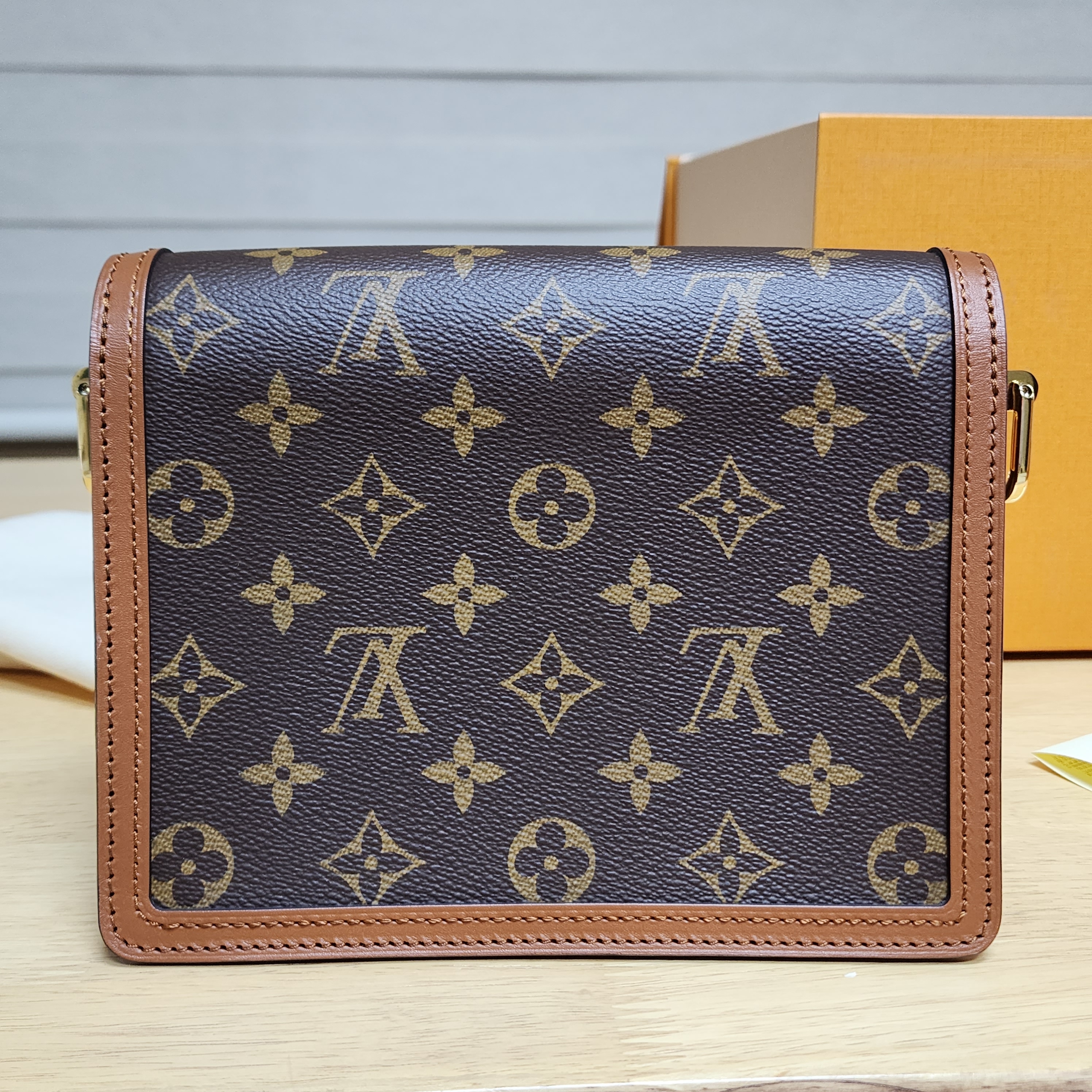 Louis Vuitton Mini Dauphine Monogram and Monogram Reversed 착용 스타일 - 4