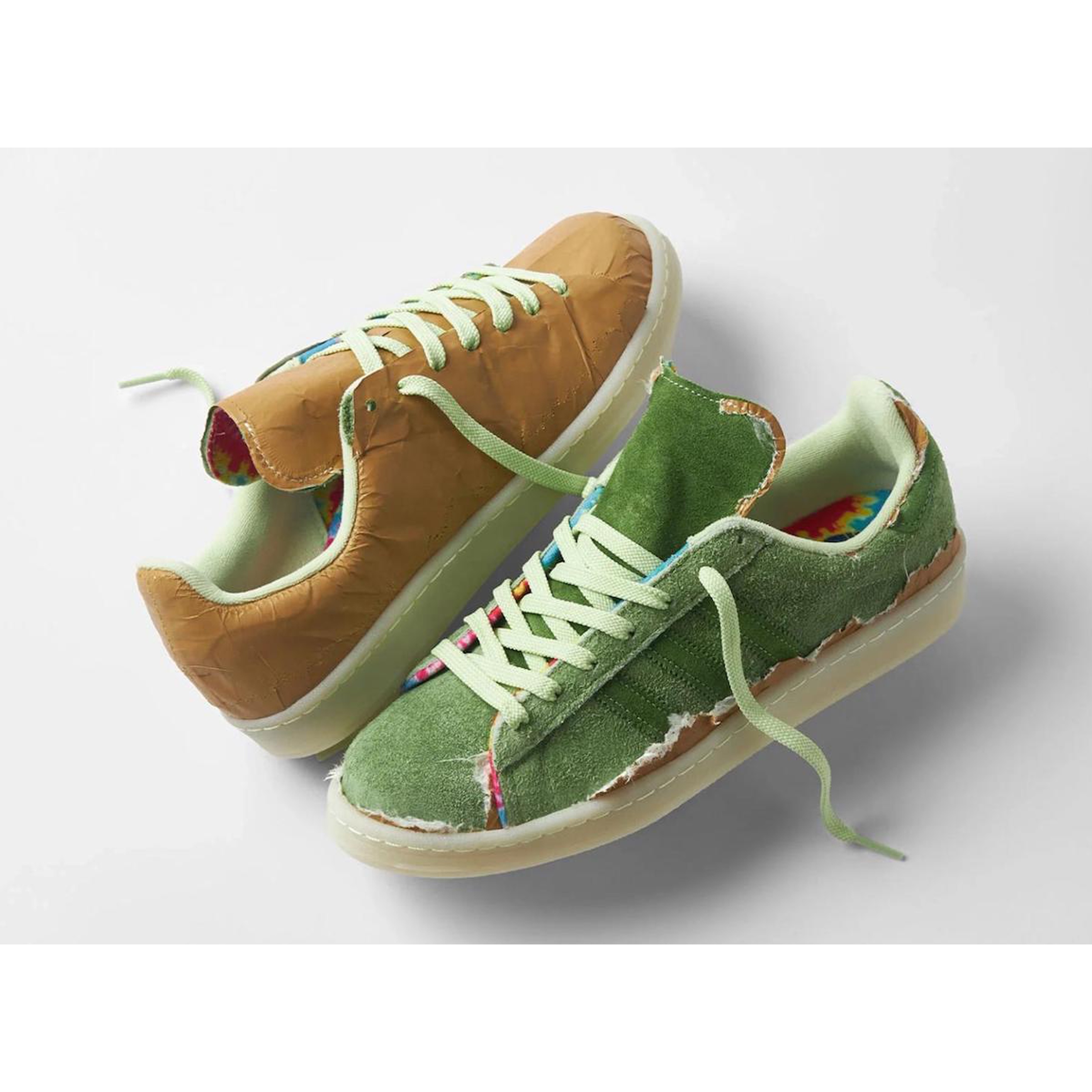 Adidas Campus 80s Crop Green 착용 스타일 - 2
