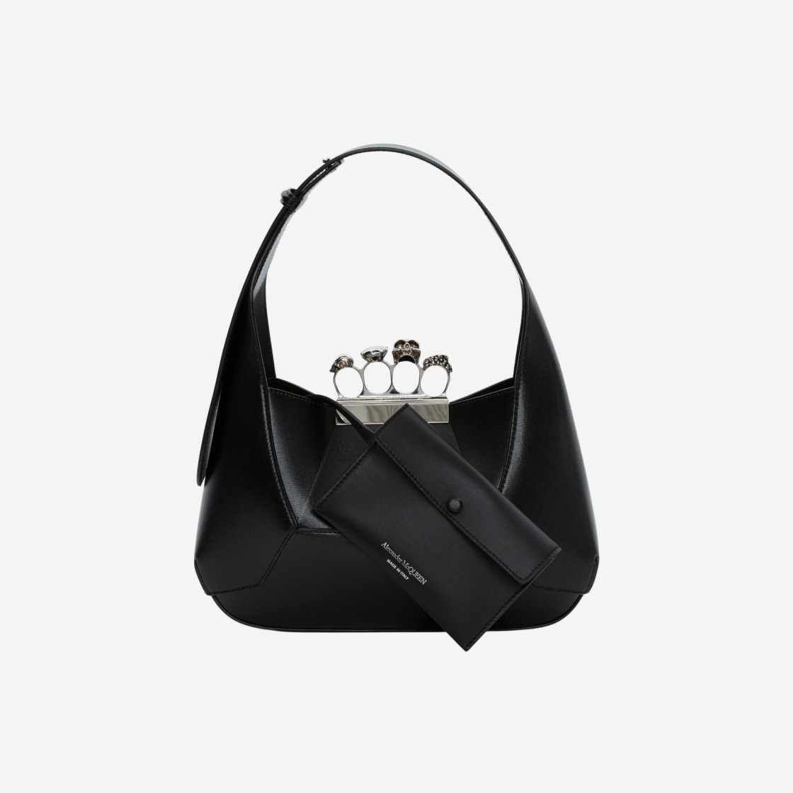 Alexander McQueen Jewelled Hobo Bag Black 상세 이미지 2