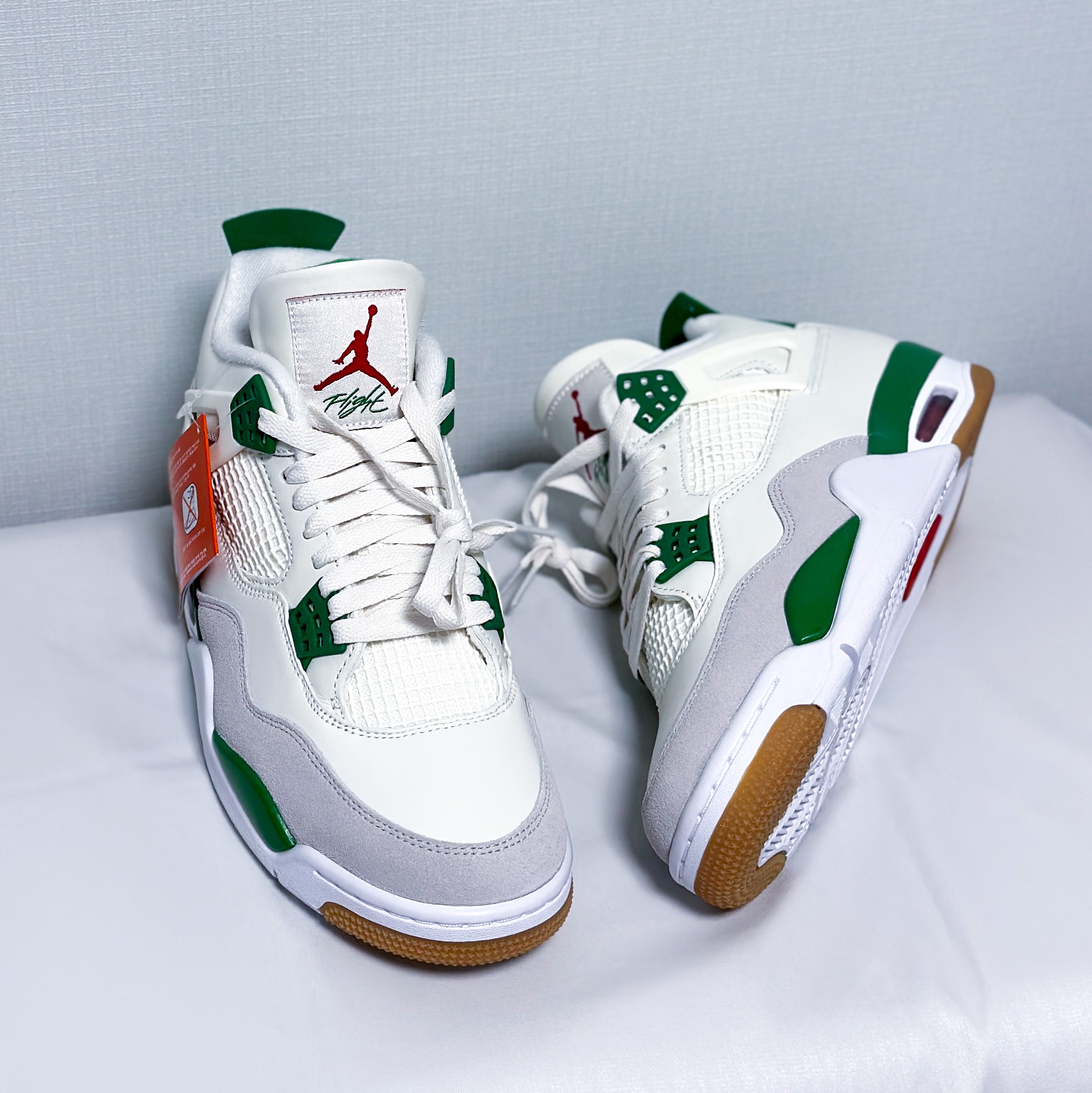 Jordan 4 x Nike SB Retro SP Pine Green 착용 스타일
