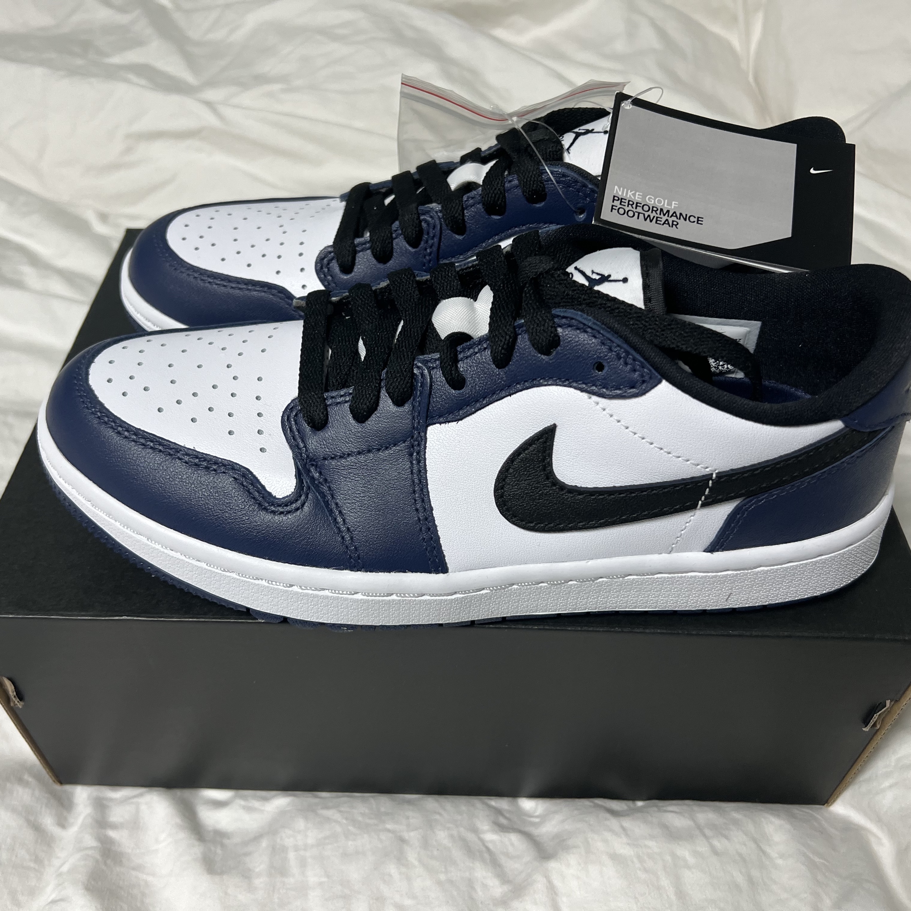 Jordan 1 Low Golf Midnight Navy 착용 스타일