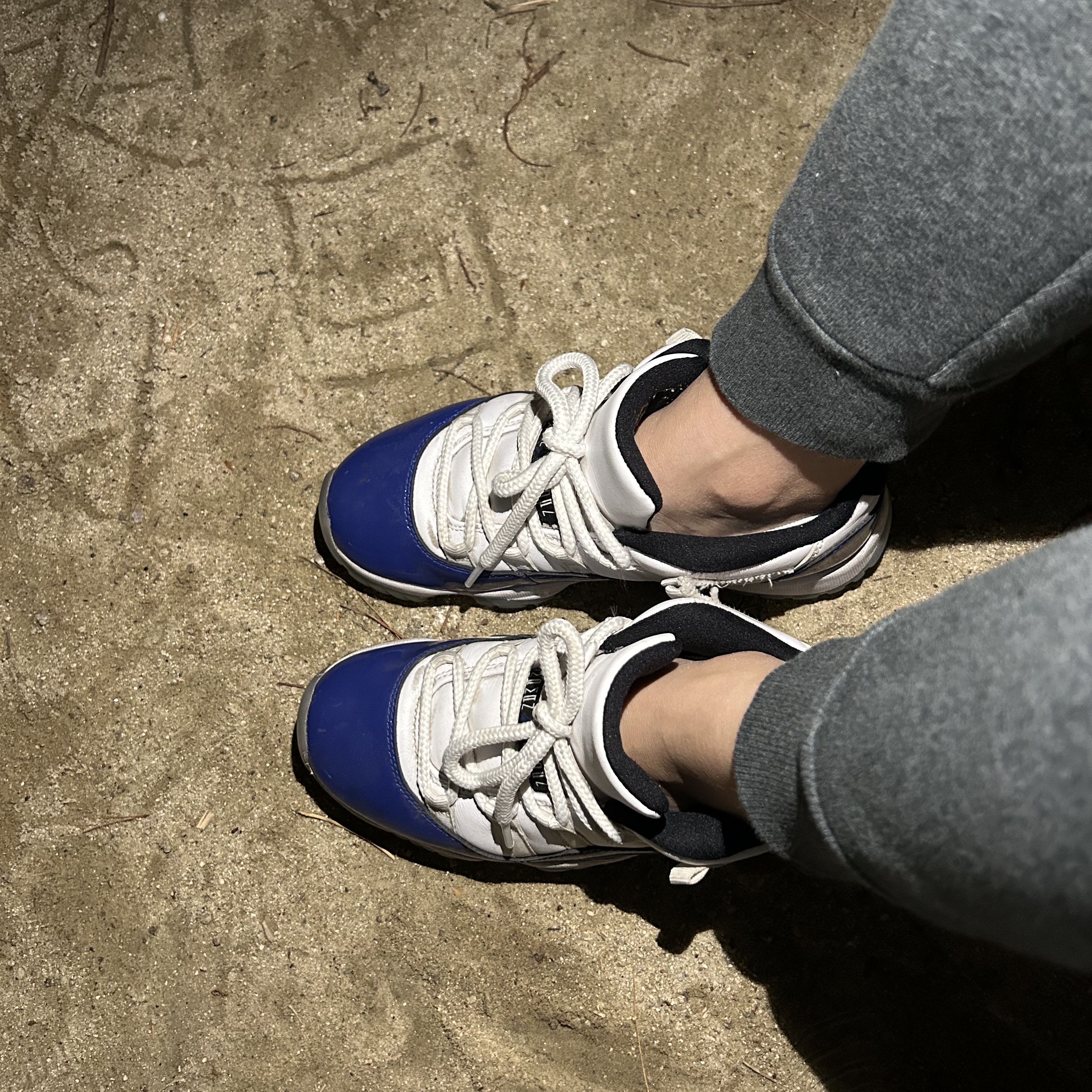 (W) Jordan 11 Retro Low Concord Sketch 착용 스타일