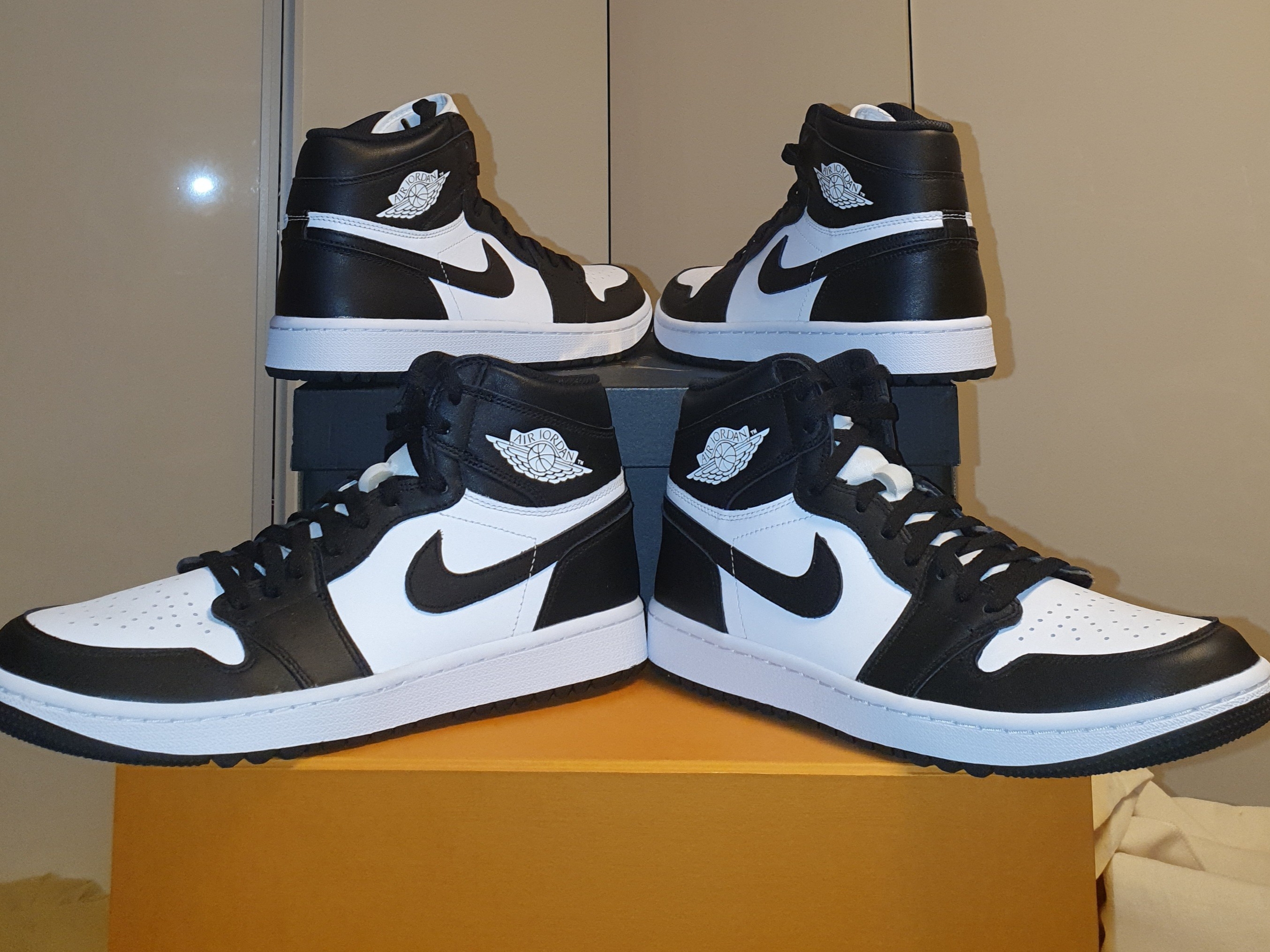 Jordan 1 High Golf White Black 착용 스타일