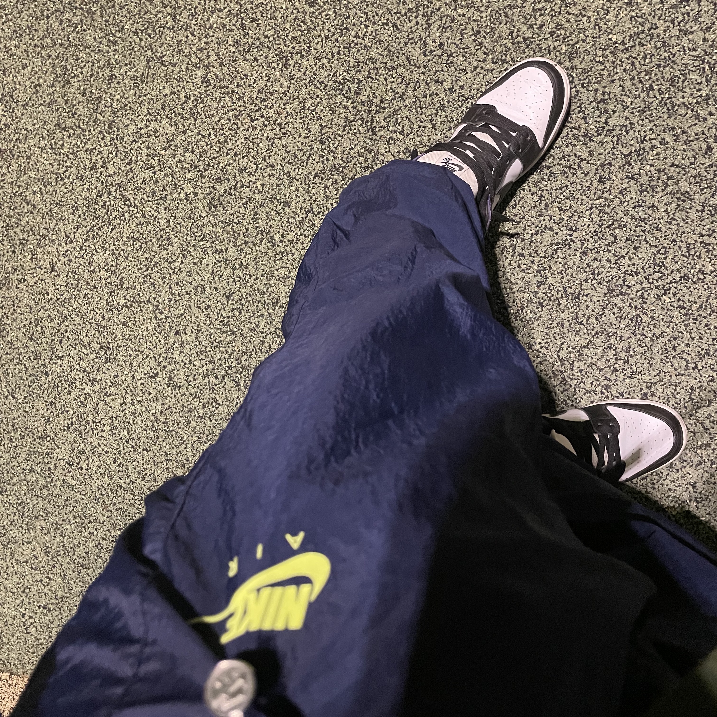 Nike SB Dunk Low Pro Court Purple, Nike x Kim Jones Track Pants Navy - US/EU 착용 스타일