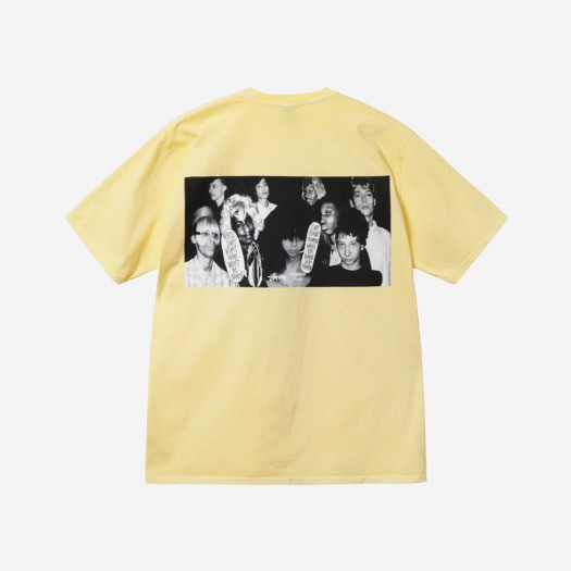 스투시 x 마틴 로즈 콜라주 피그먼트 다이드 티셔츠 레몬