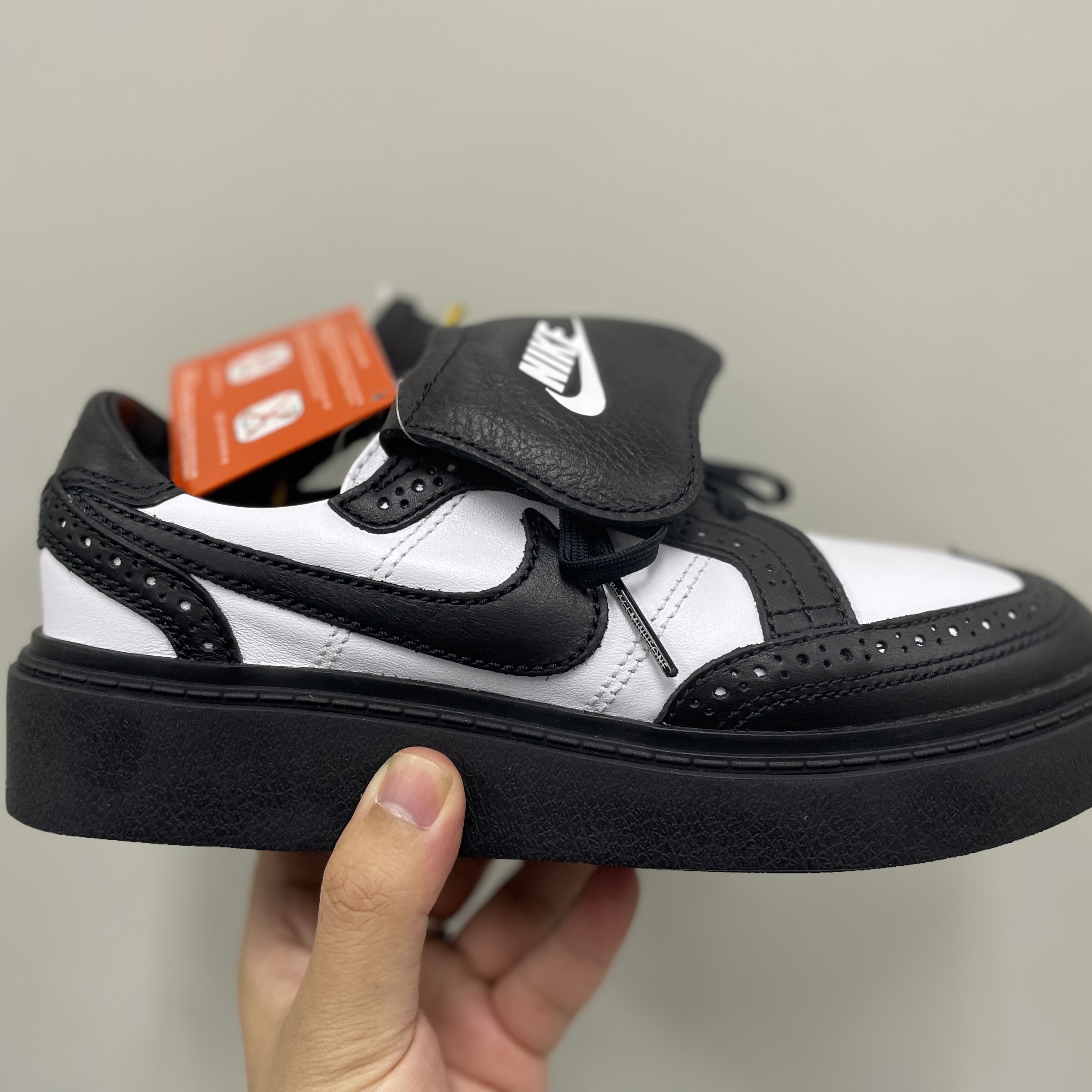Nike x Peaceminusone Kwondo1 Black and White 착용 스타일 - 2