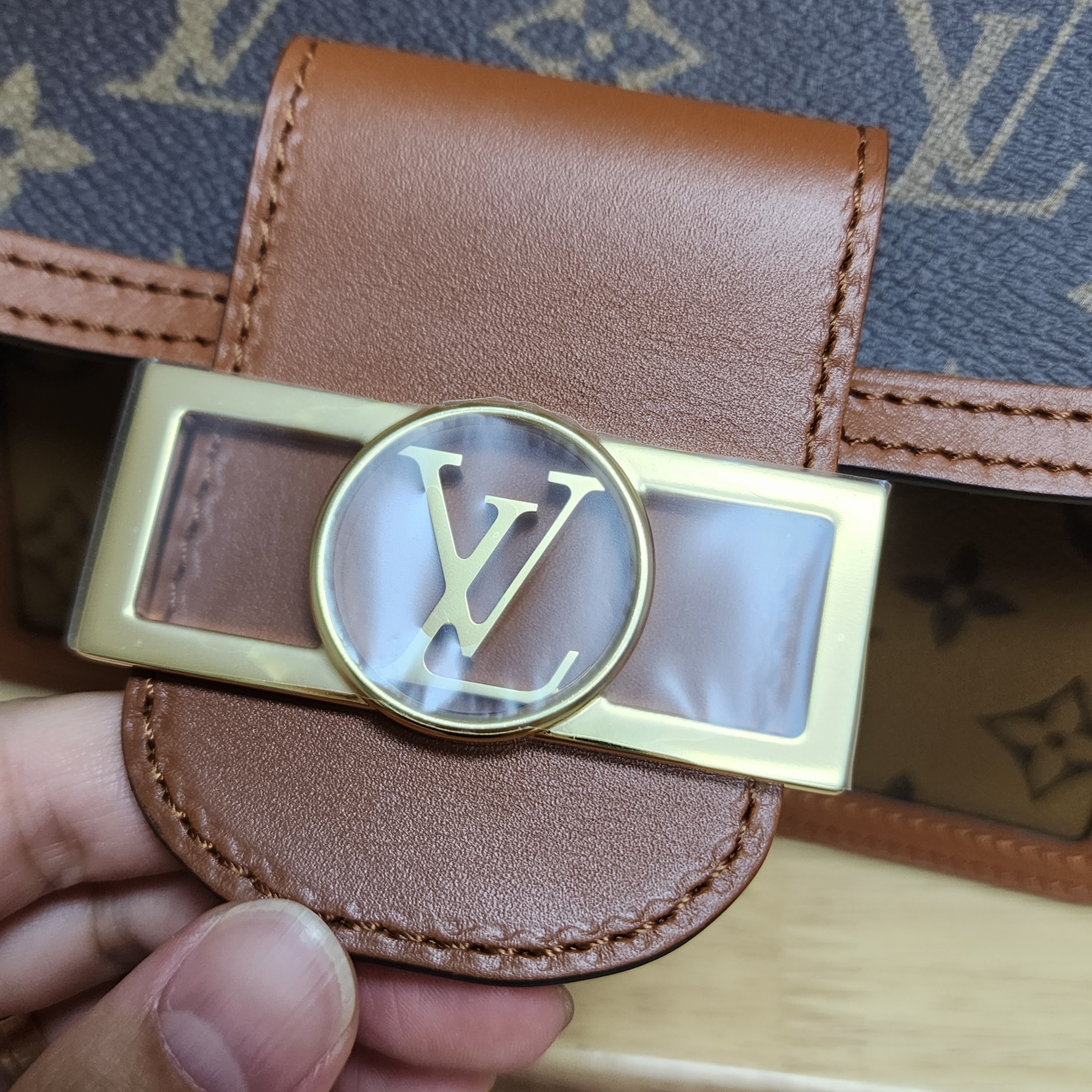 Louis Vuitton Mini Dauphine Monogram and Monogram Reversed 착용 스타일 - 2