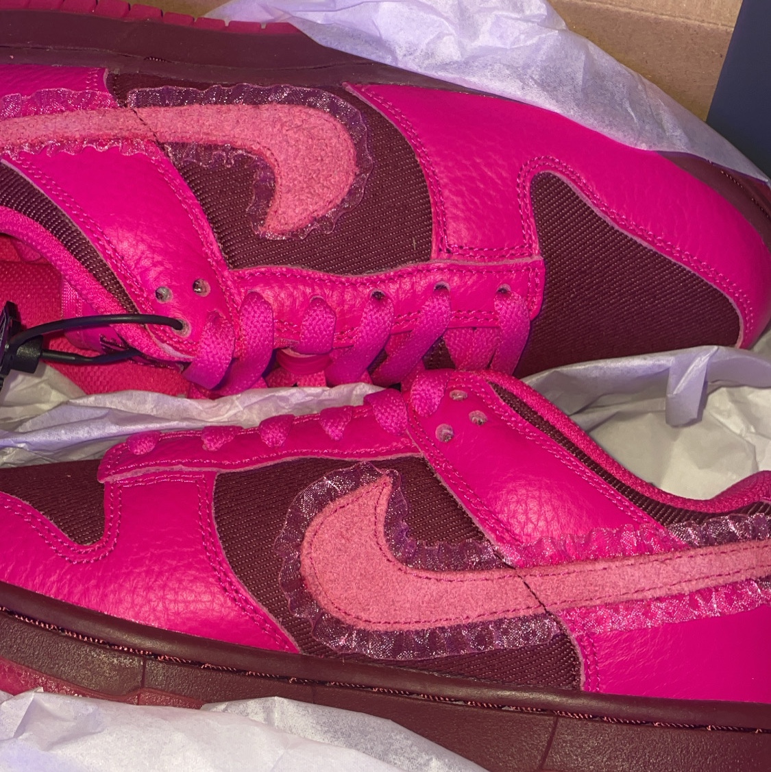 (W) Nike Dunk Low Prime Pink 착용 스타일