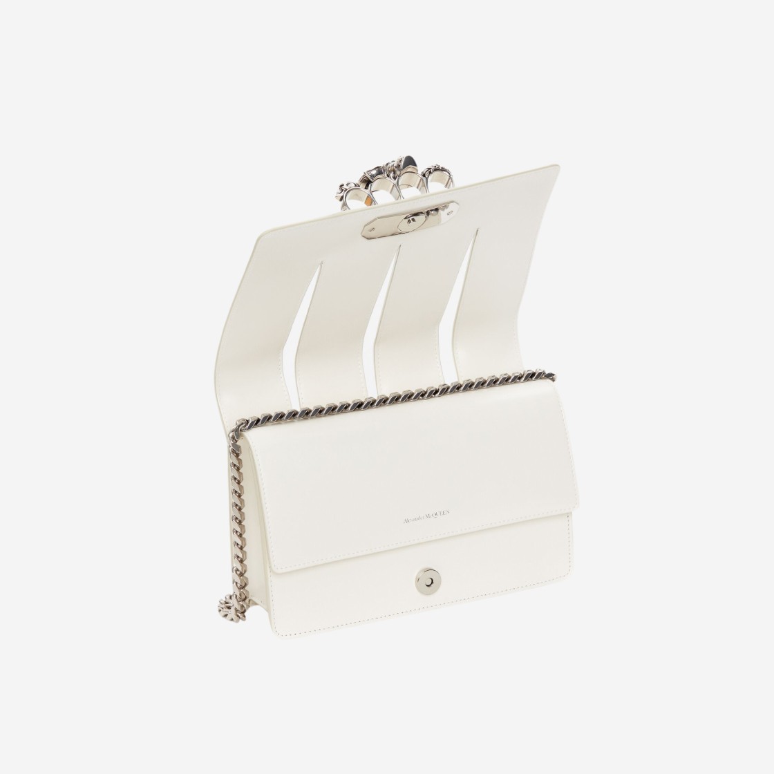 Alexander McQueen Slash Bag Ivory 상세 이미지 4