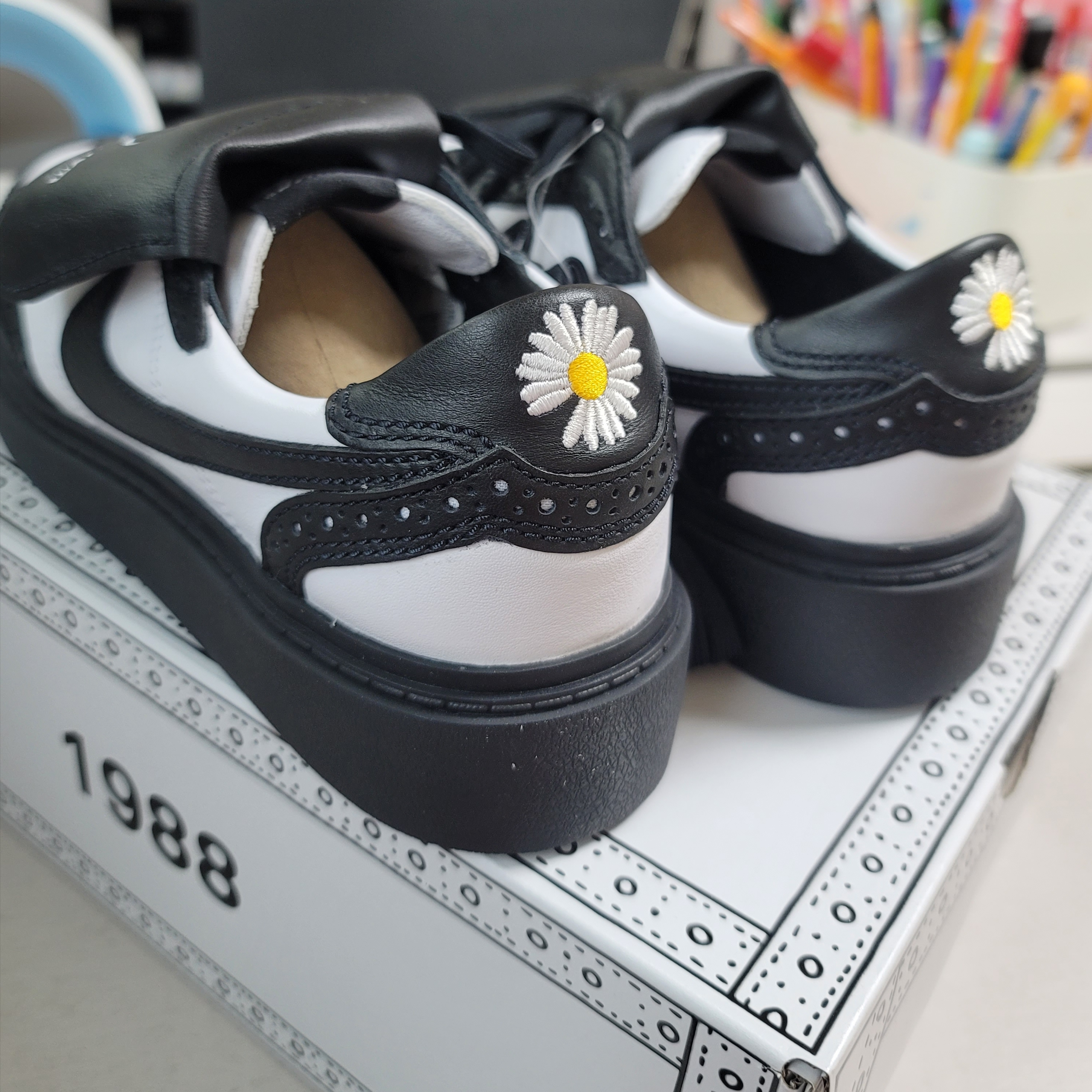 Nike x Peaceminusone Kwondo1 Black and White 착용 스타일 - 5