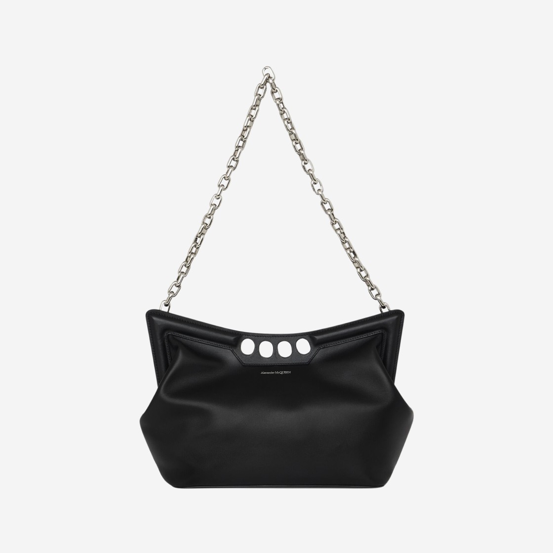 Alexander McQueen Peak Bag Black 상세 이미지 5