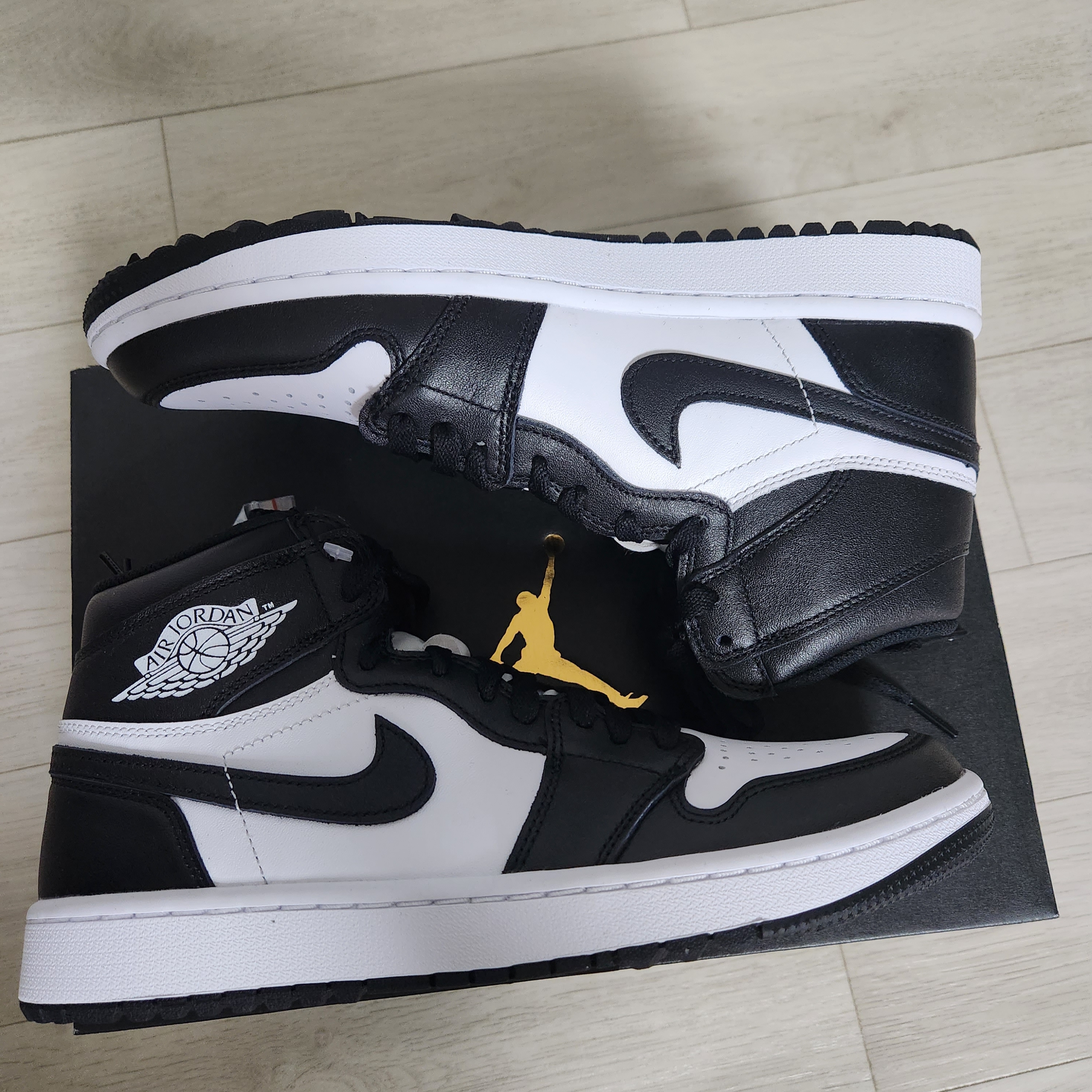 Jordan 1 High Golf White Black 착용 스타일