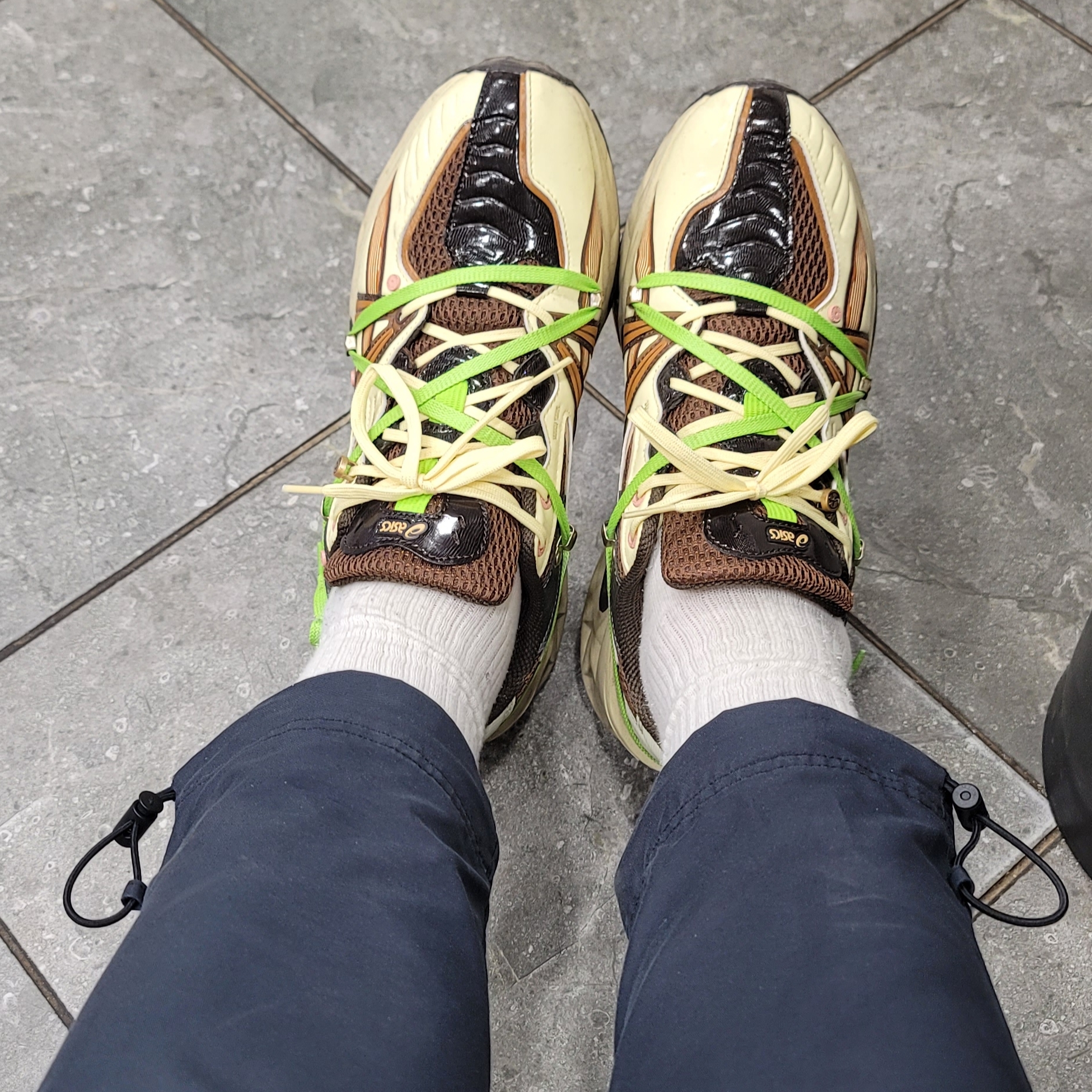 Asics x Andersson Bell HN2-S Protoblast Butter 착용 스타일 - 2