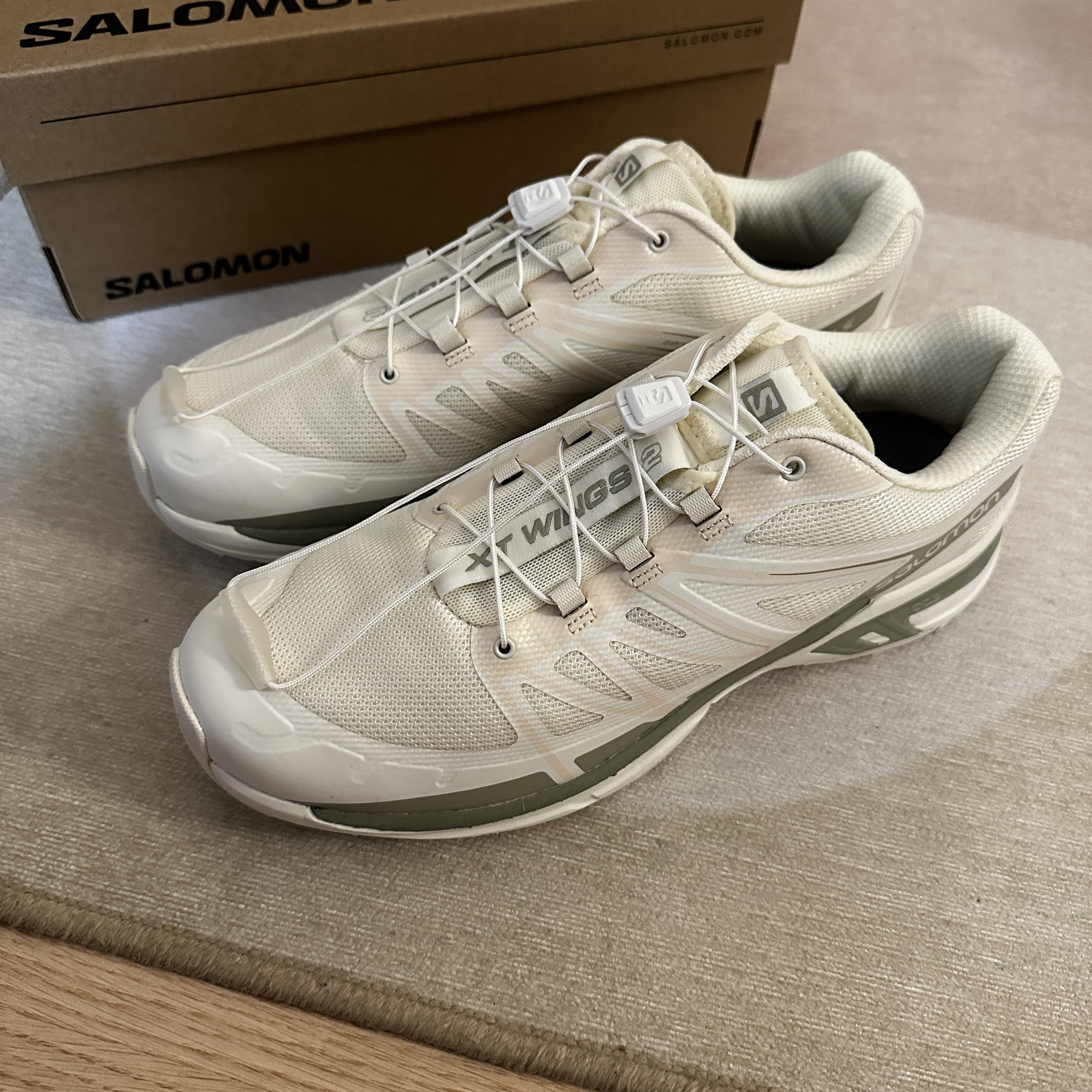 Salomon XT-Wings 2 Vanilla Ice 착용 스타일 - 2