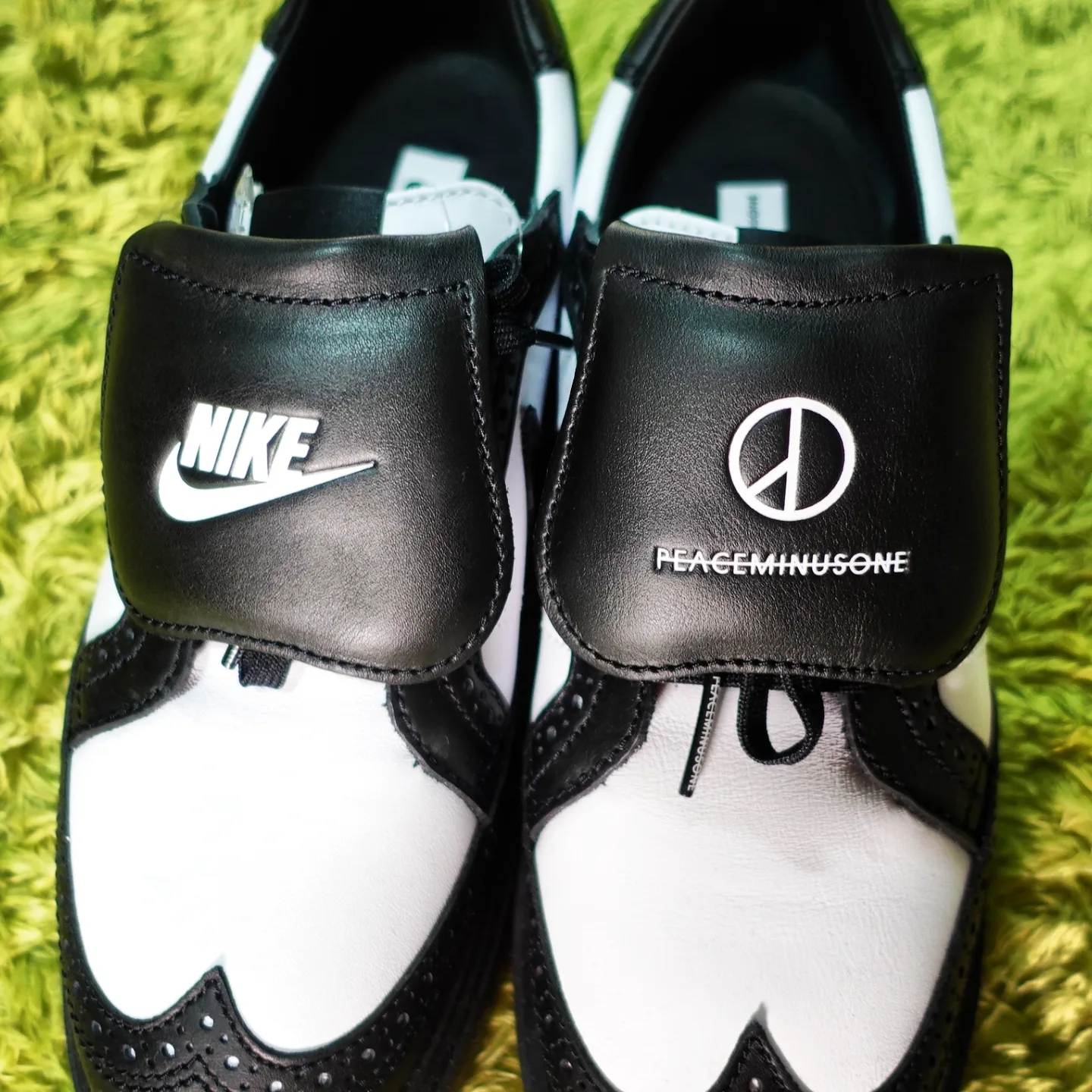 Nike x Peaceminusone Kwondo1 Black and White 착용 스타일 - 5