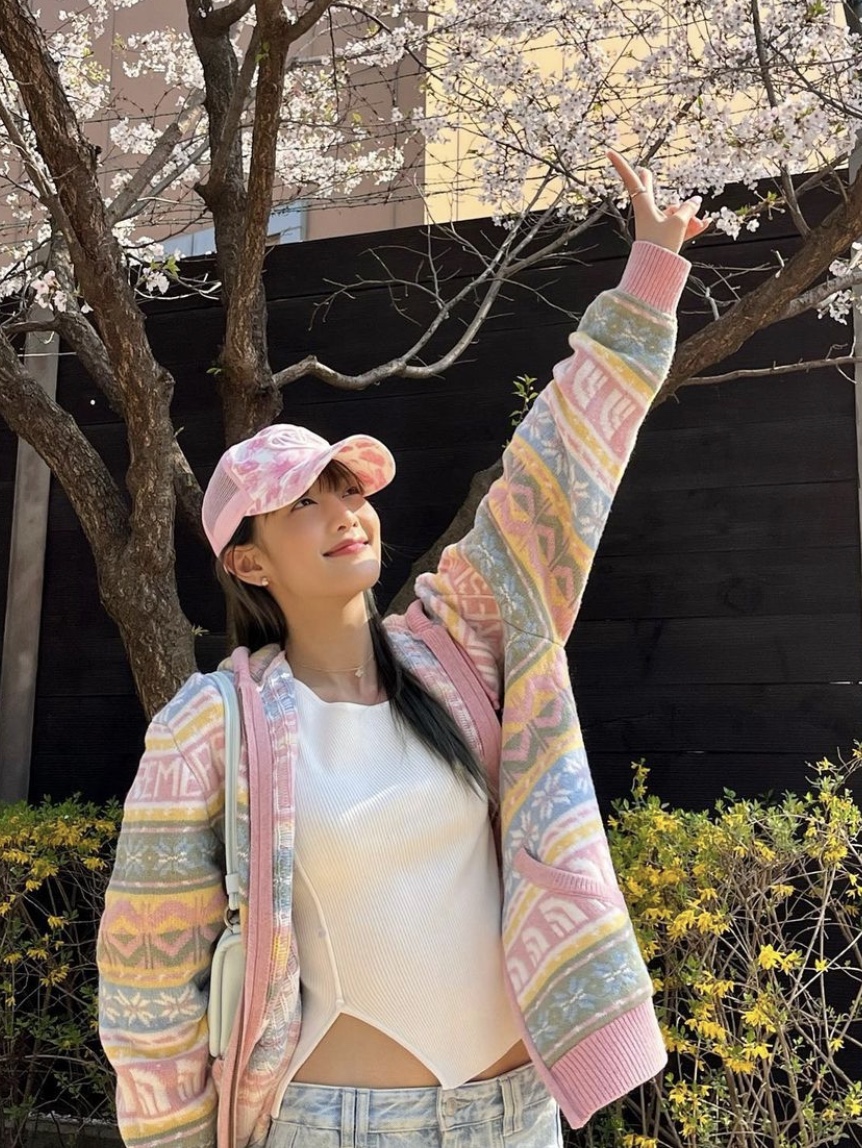 Supreme x The North Face Zip Up Hooded Sweater Pink - 22FW 착용 스타일 - 1