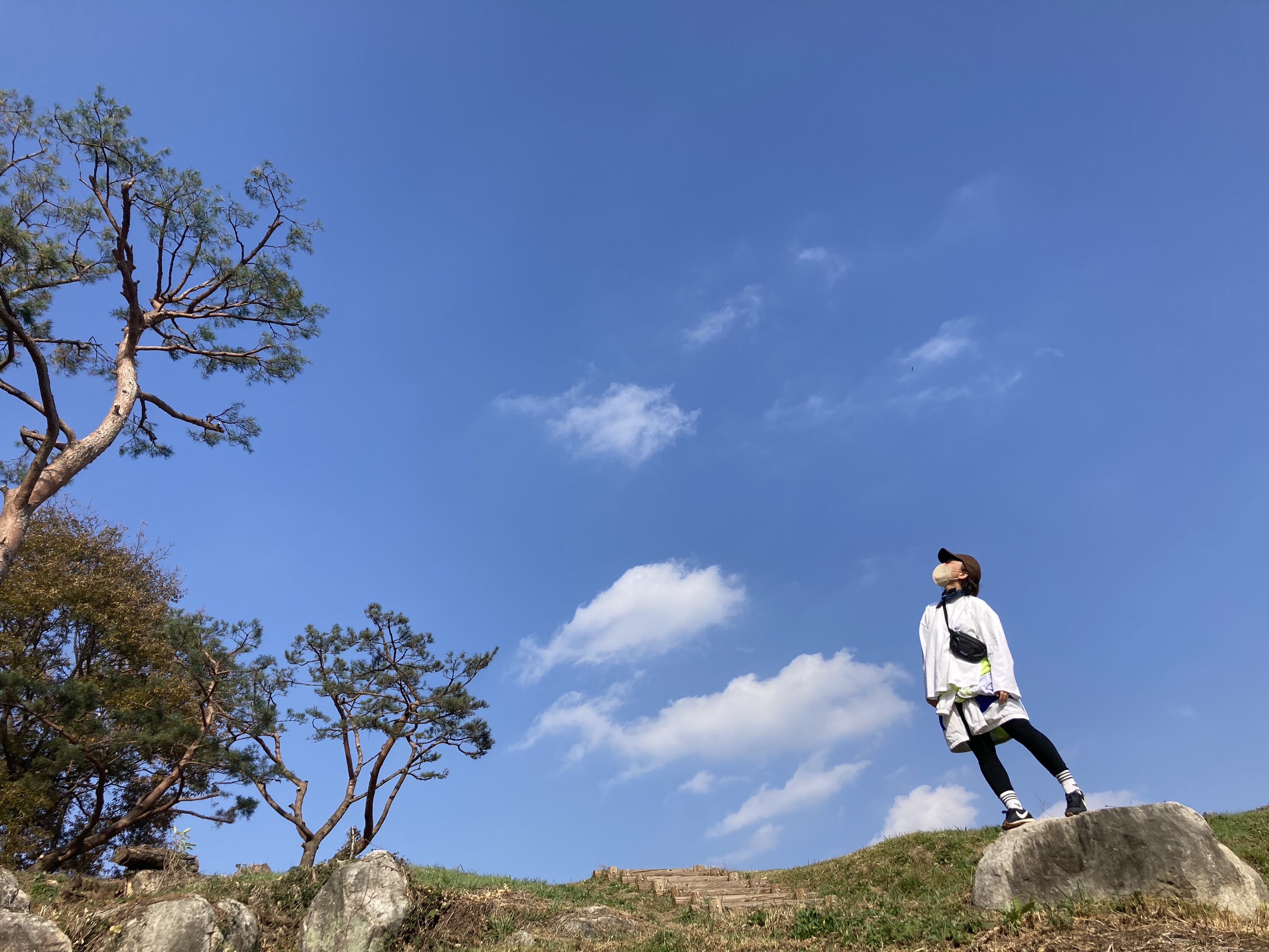 (W) Nike Daybreak Black White 착용 스타일