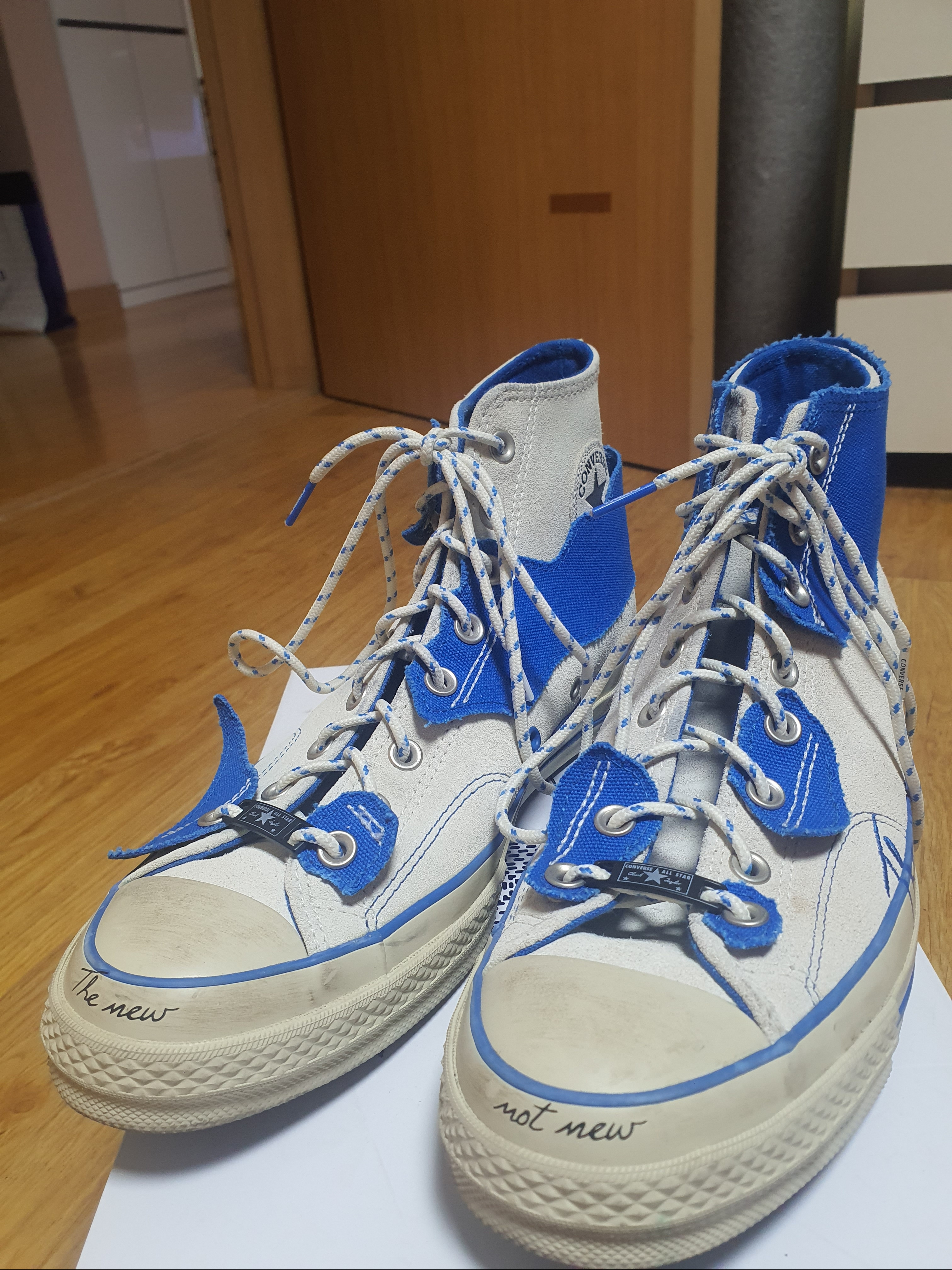 Converse x Ader Error Chuck 70 High White 착용 스타일