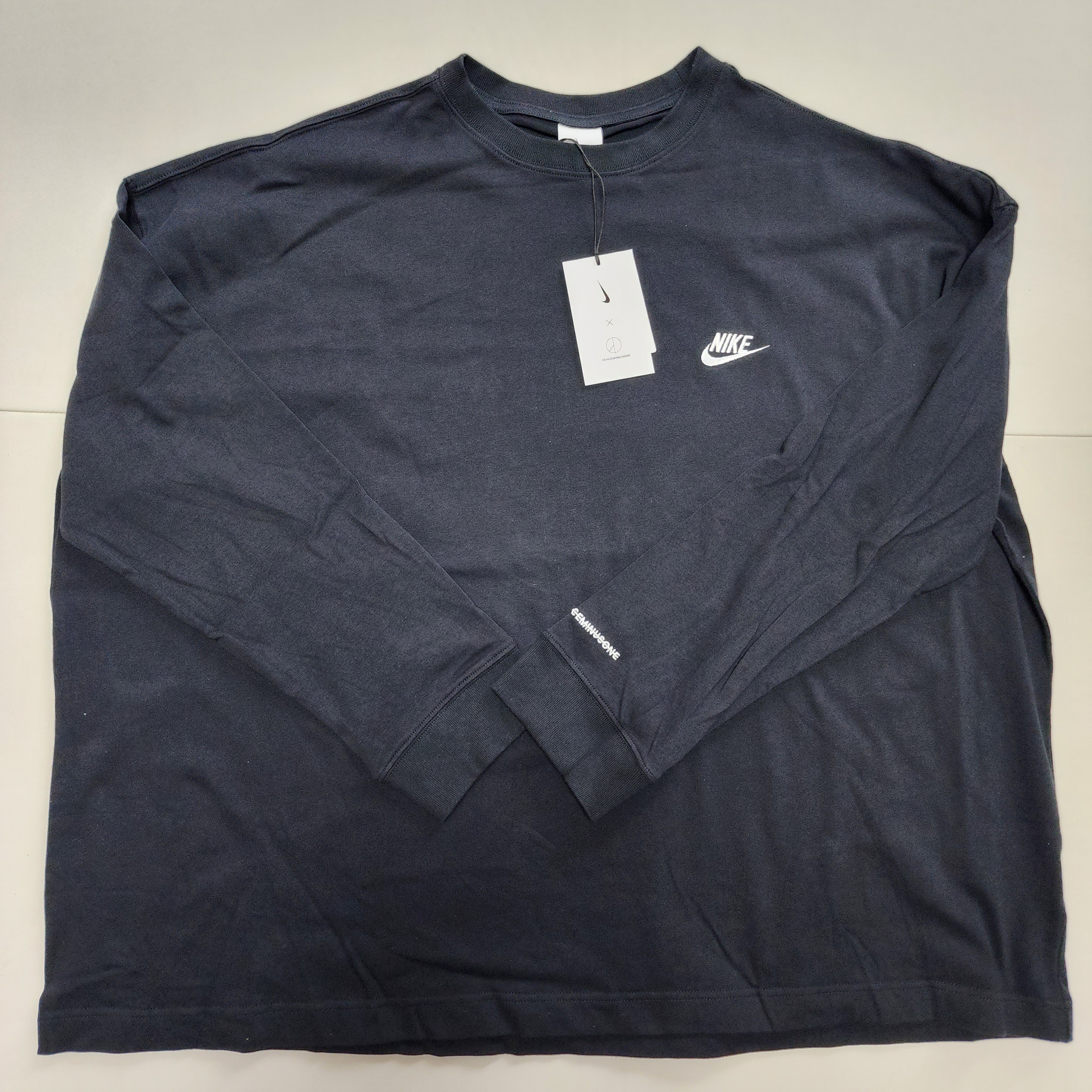 Nike x Peaceminusone LS T-Shirt Black (DR0098-010) 착용 스타일 - 1