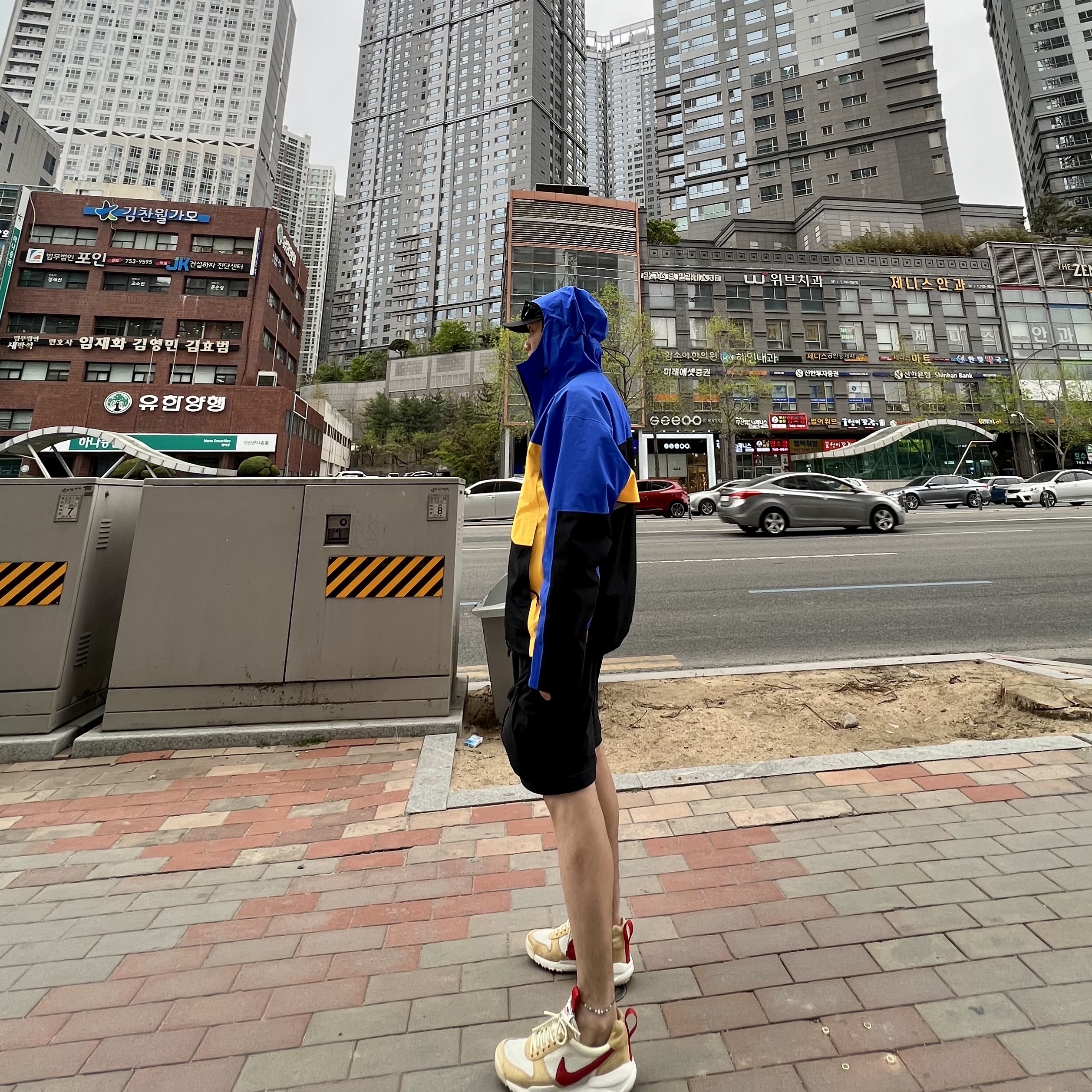 Nike x Tom Sachs Mars Yard Shoe 2.0 Space Camp, Nike ACG Gore-Tex Misery Ridge Jacket Hyper Royal - US/EU 착용 스타일