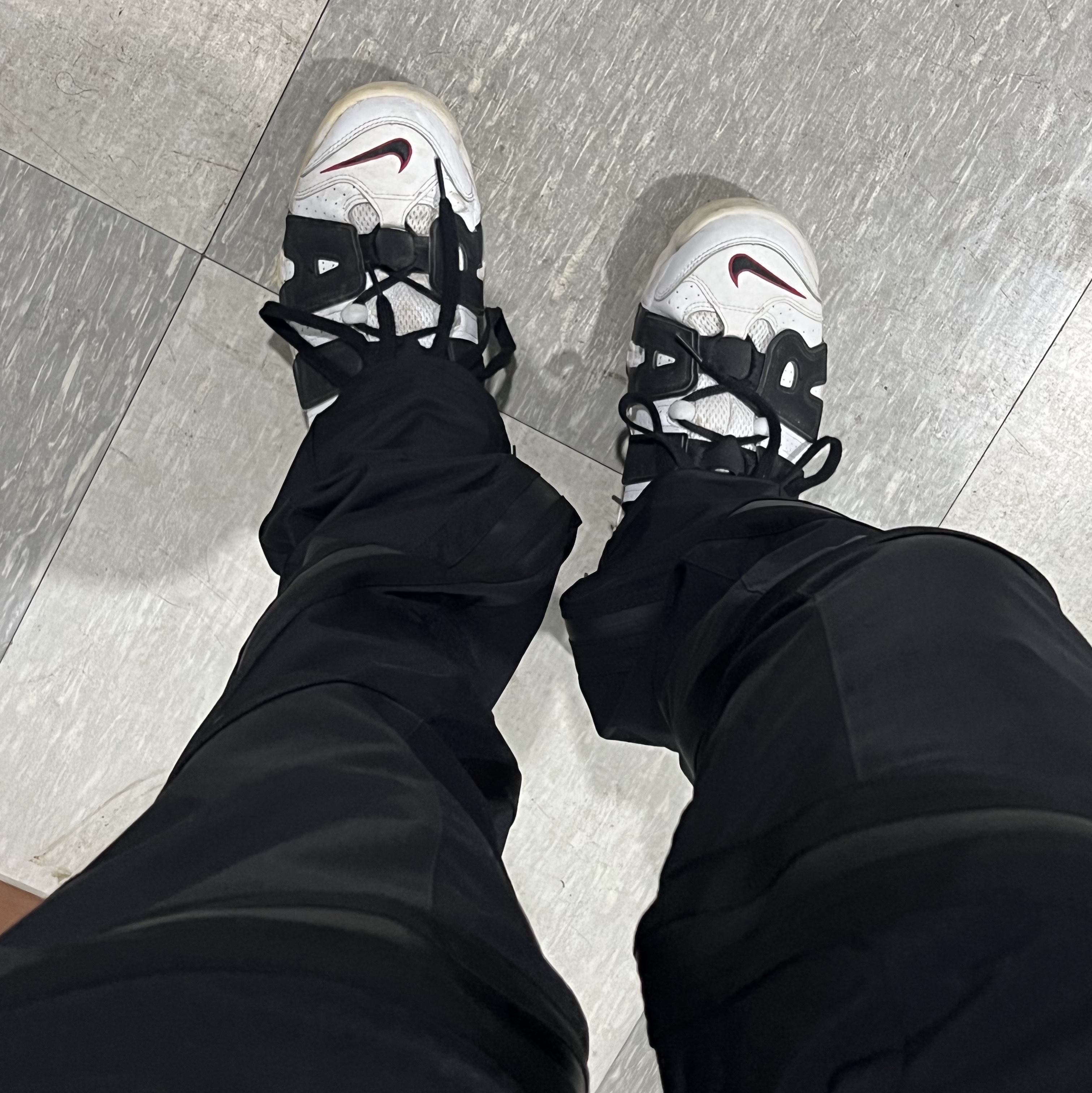 Nike Air More Uptempo Scottie Pippen 착용 스타일 - 3