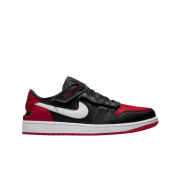 Jordan 1 Low Flyease Black Gym Red