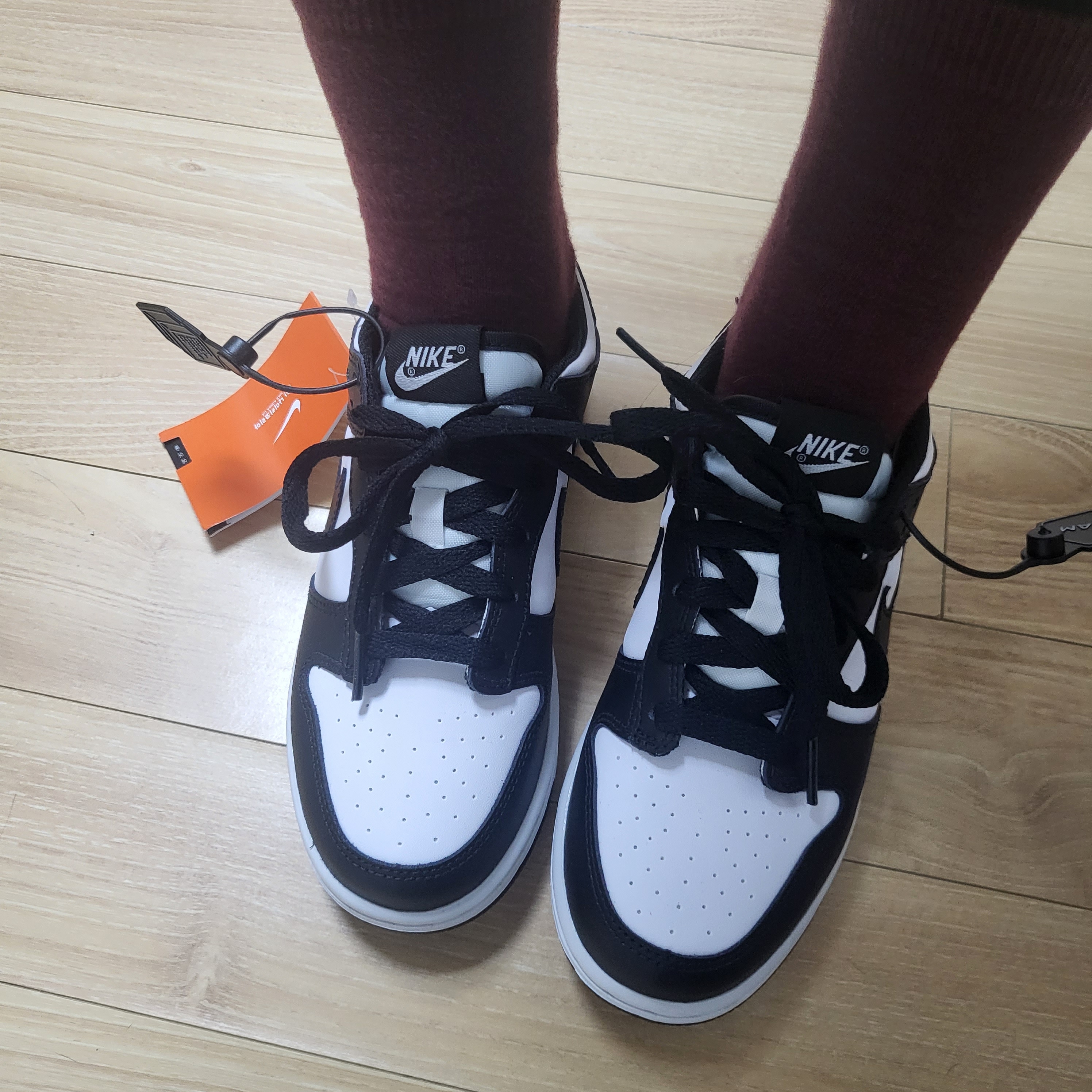 (PS) Nike Dunk Low Black 착용 스타일