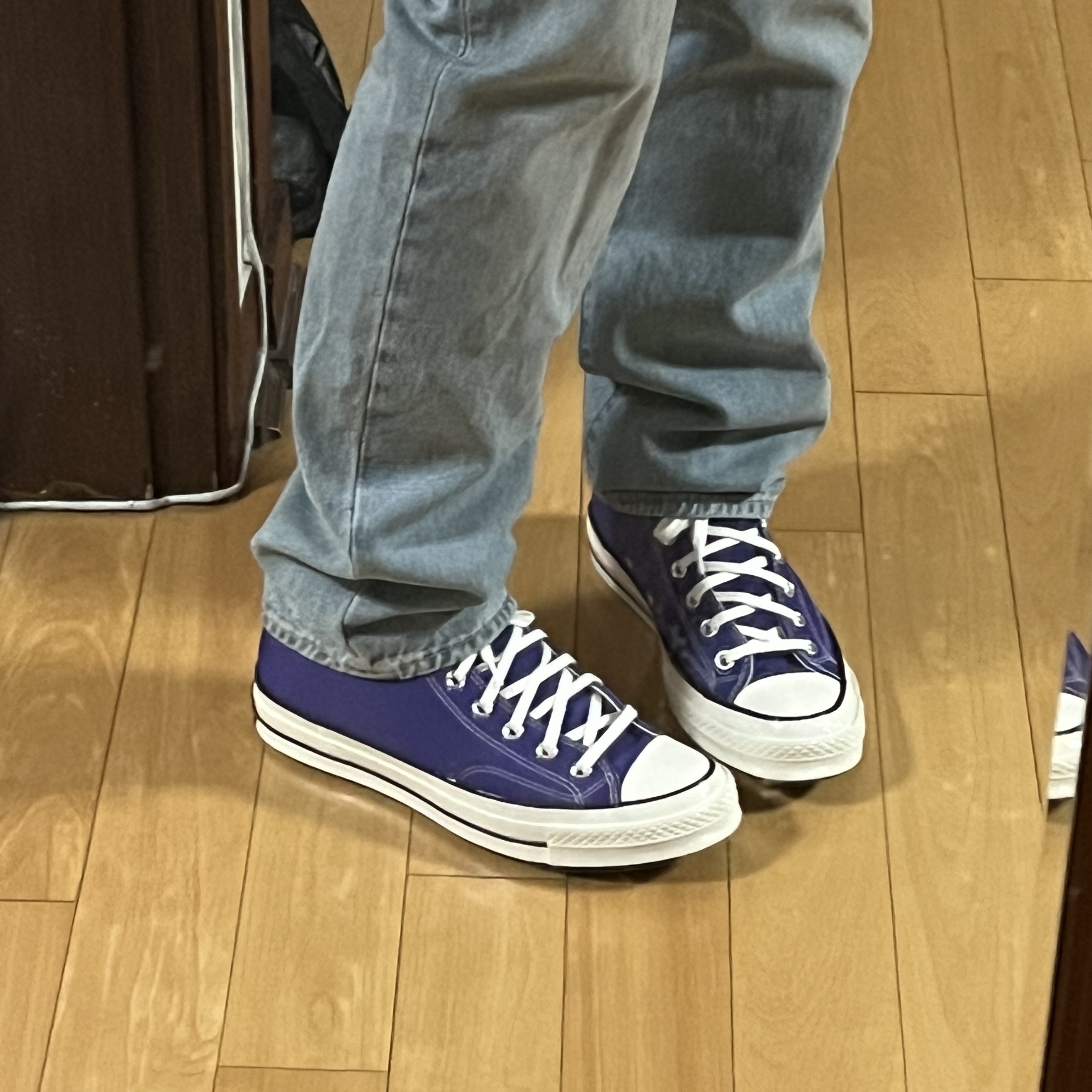 Converse Chuck 70 High Candy Grape 착용 스타일 - 1
