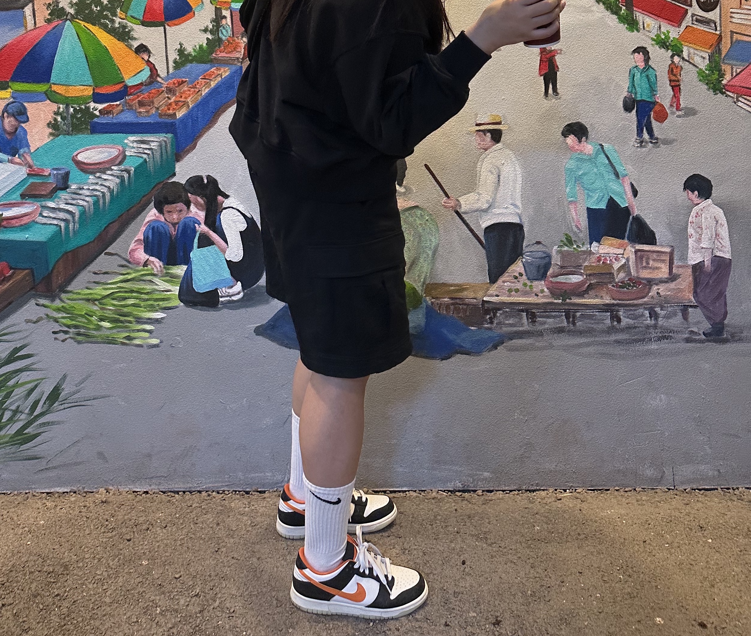 (GS) Nike Dunk Low PRM Halloween 착용 스타일 - 1