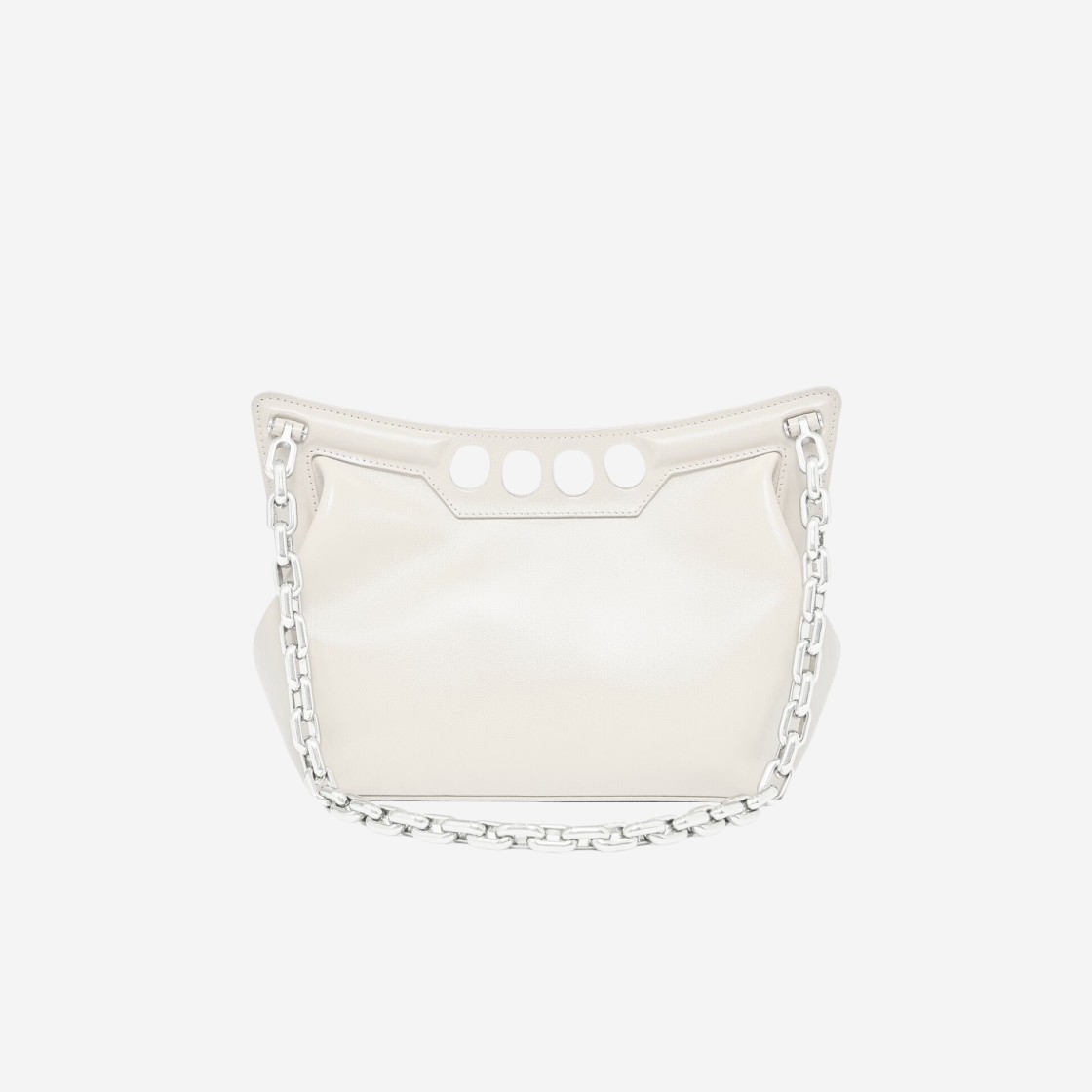 Alexander McQueen Small Peak Bag Ivory 상세 이미지 3