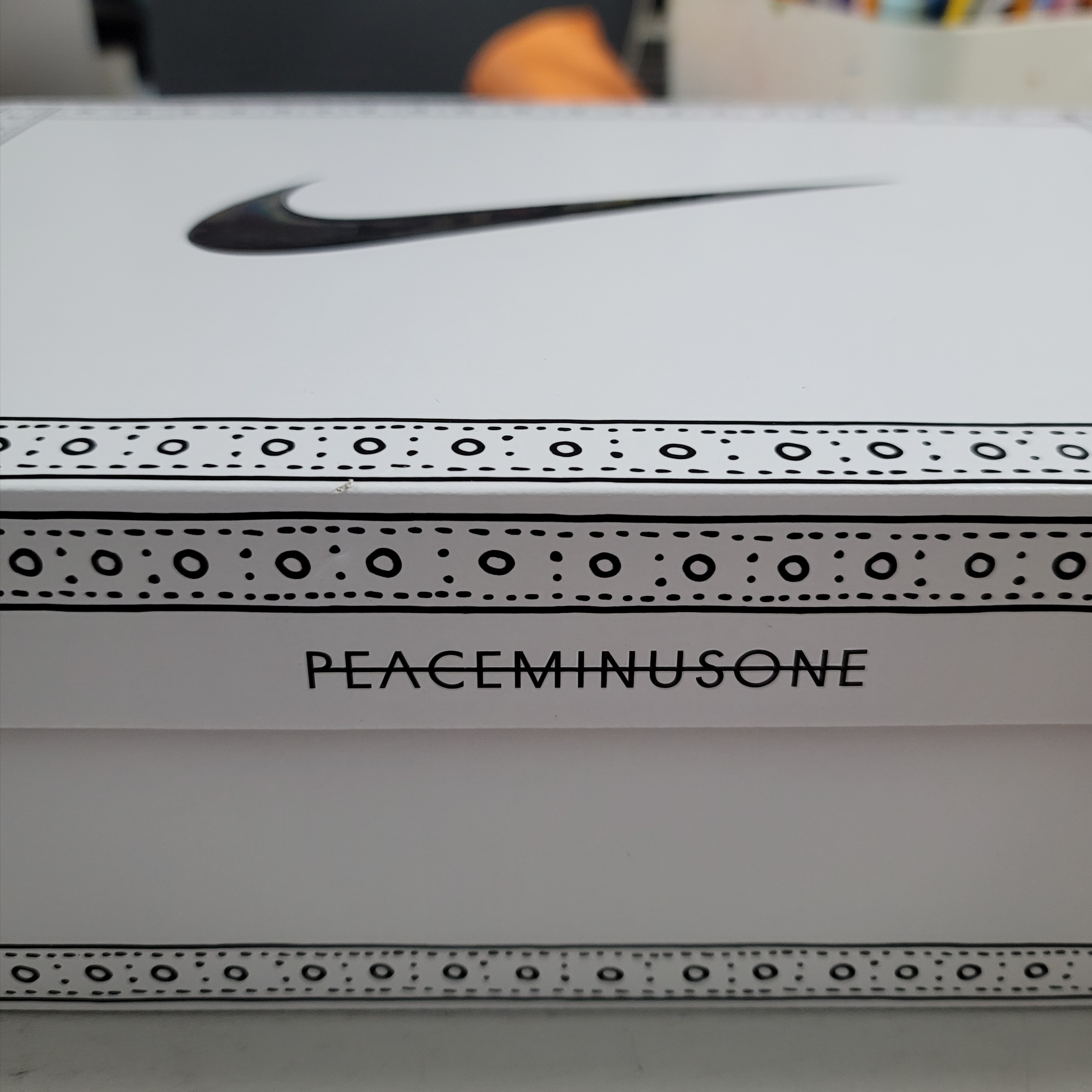 Nike x Peaceminusone Kwondo1 Black and White 착용 스타일 - 3