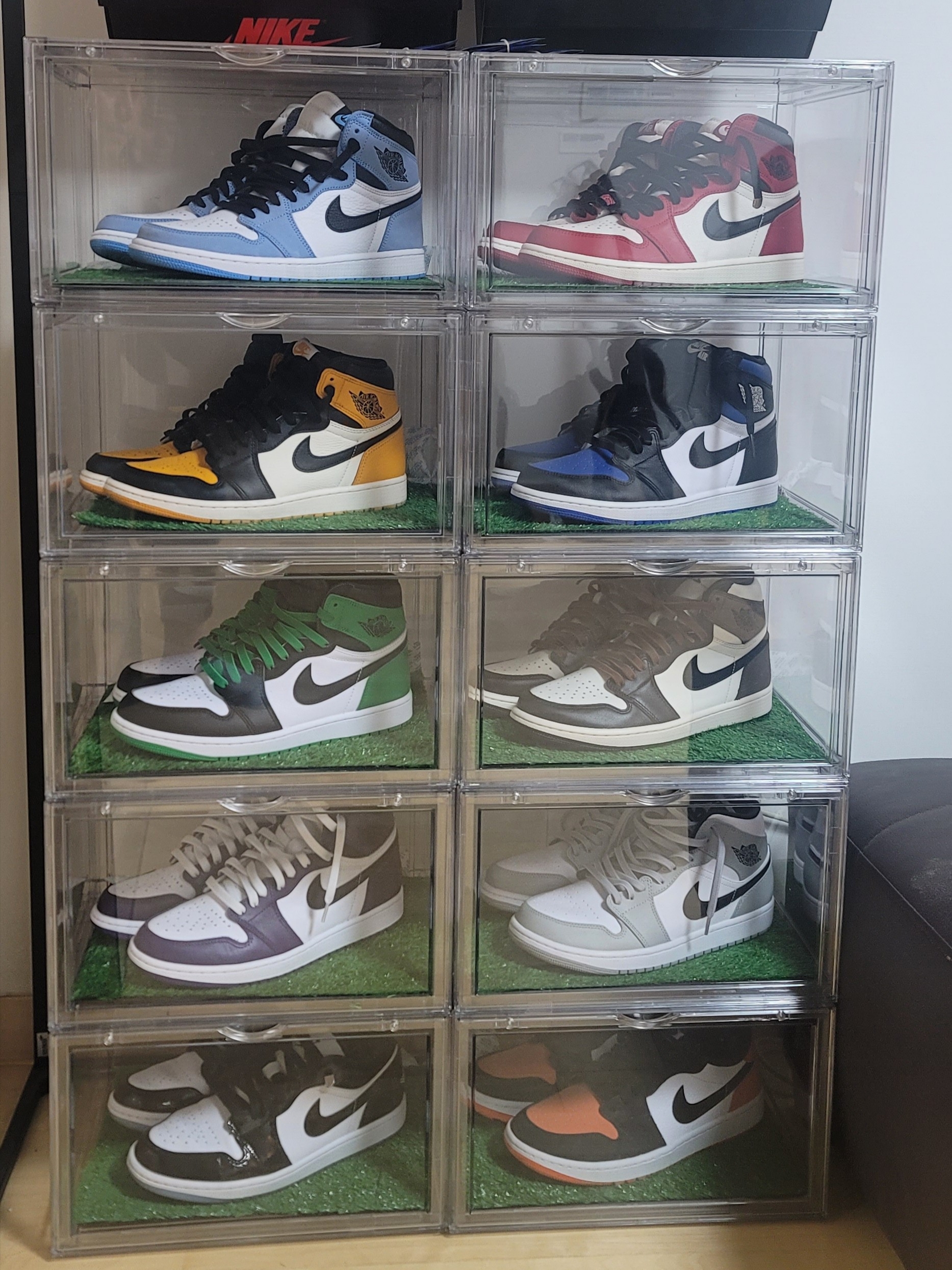 Jordan 1 Retro High OG Black Mocha, Jordan 1 Low Golf Starfish 착용 스타일