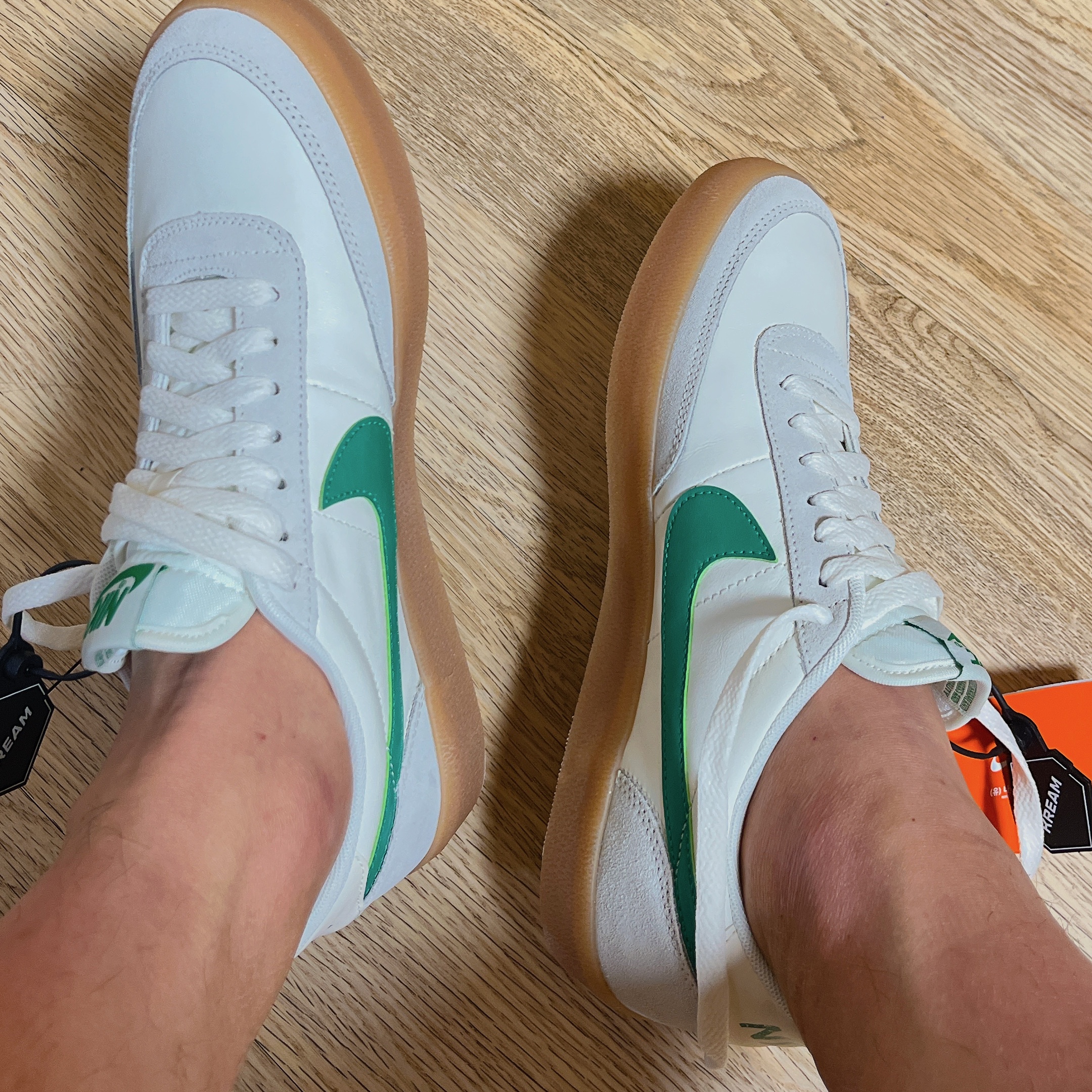 Nike x J.Crew Killshot 2 Lucid Green 착용 스타일