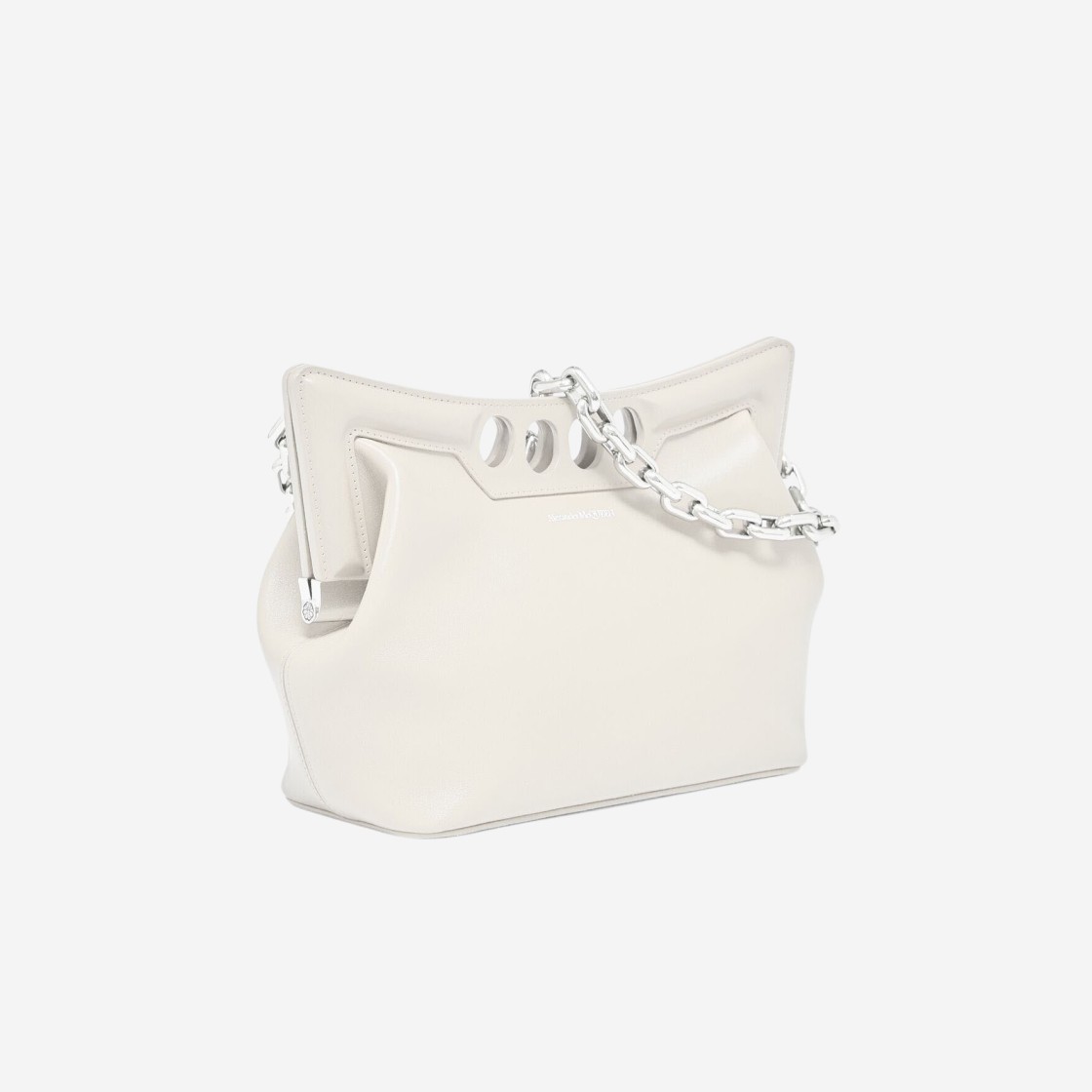 Alexander McQueen Small Peak Bag Ivory 상세 이미지 4