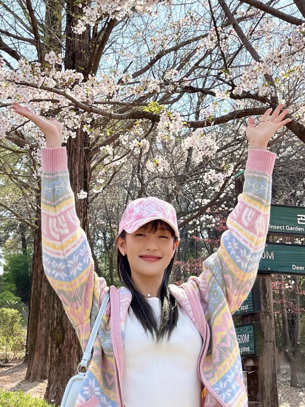 Supreme x The North Face Zip Up Hooded Sweater Pink - 22FW 착용 스타일 - 3