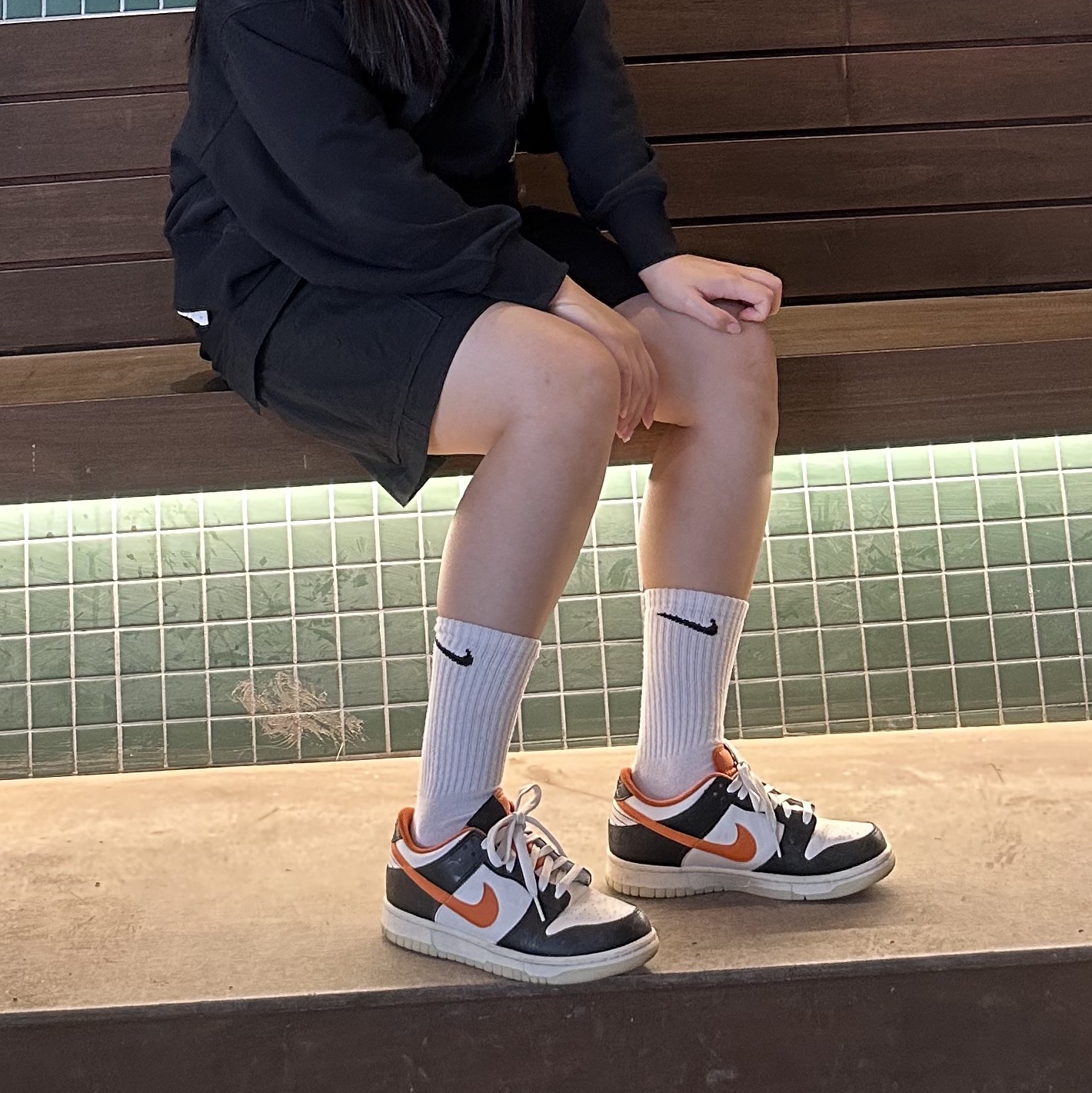 (GS) Nike Dunk Low PRM Halloween 착용 스타일 - 2