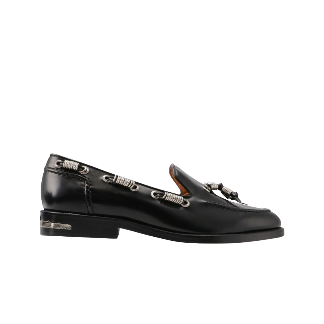토가 비릴리스 AJ1099 메탈 비즈 로퍼 블랙 폴리두(Toga Virilis AJ1099 Metal Beads Loafers Black Polido) - 1