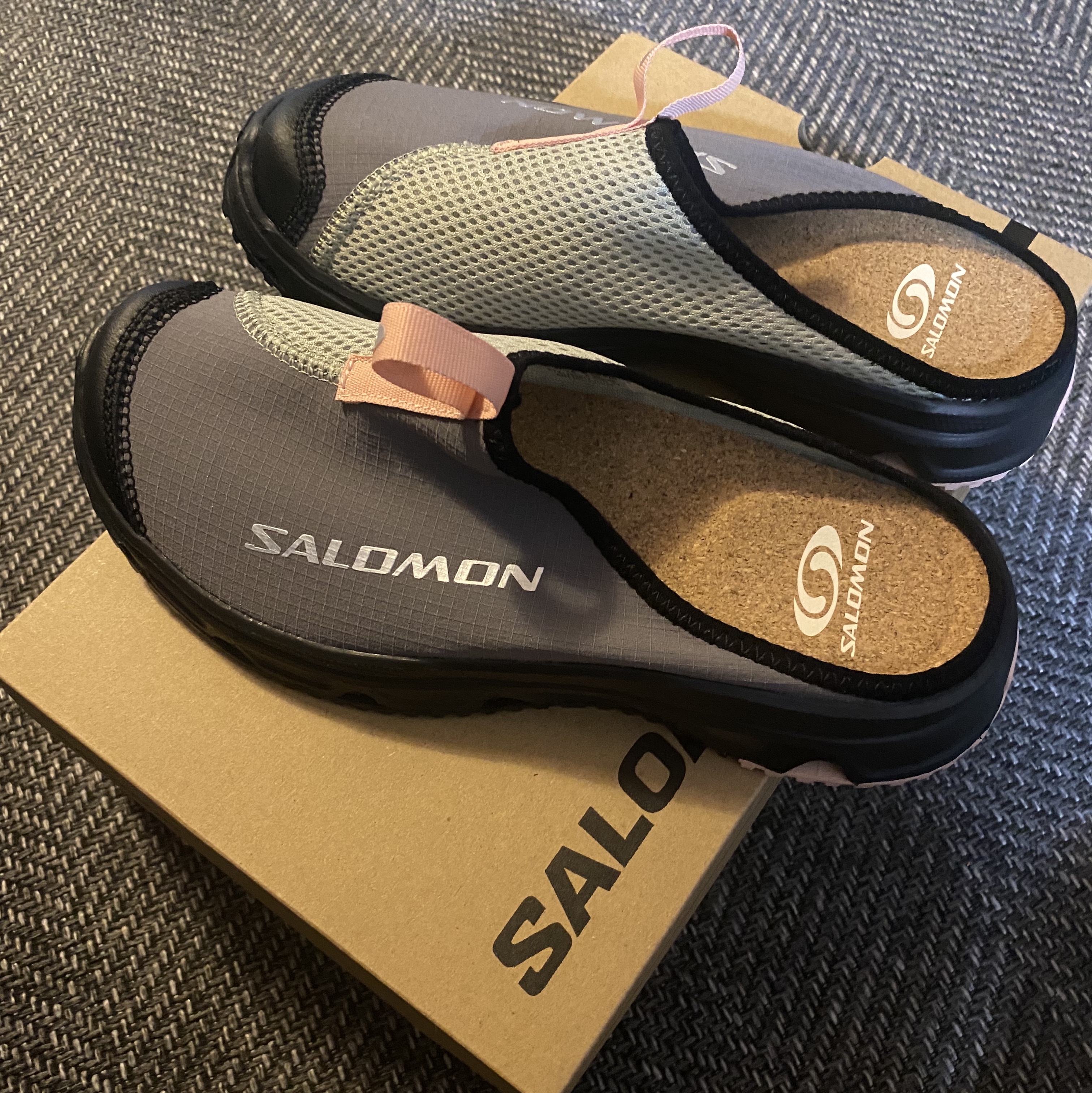 Salomon RX Slide 3.0 Pewter 착용 스타일 - 2