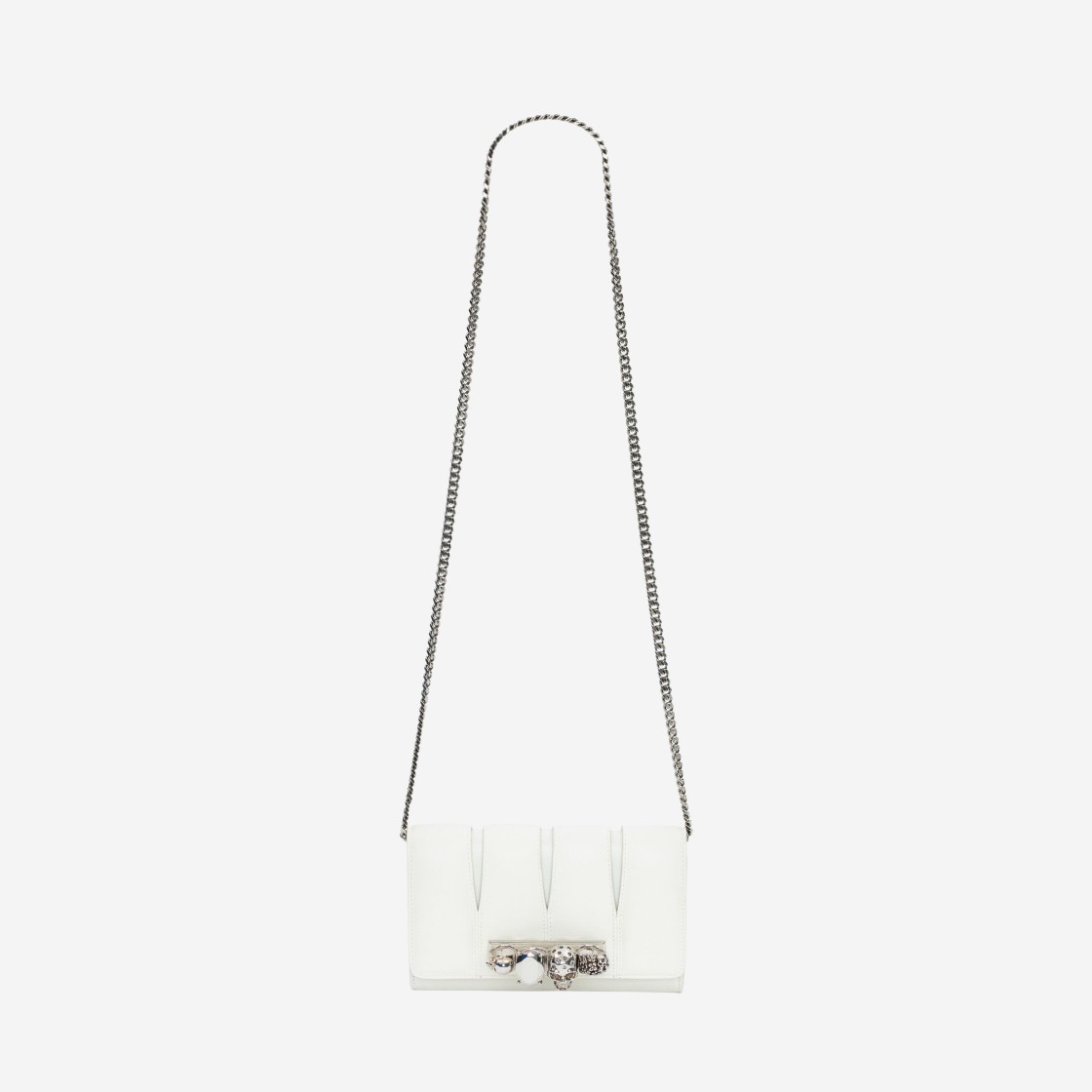 Alexander McQueen Slash Clutch Ivory 상세 이미지 5