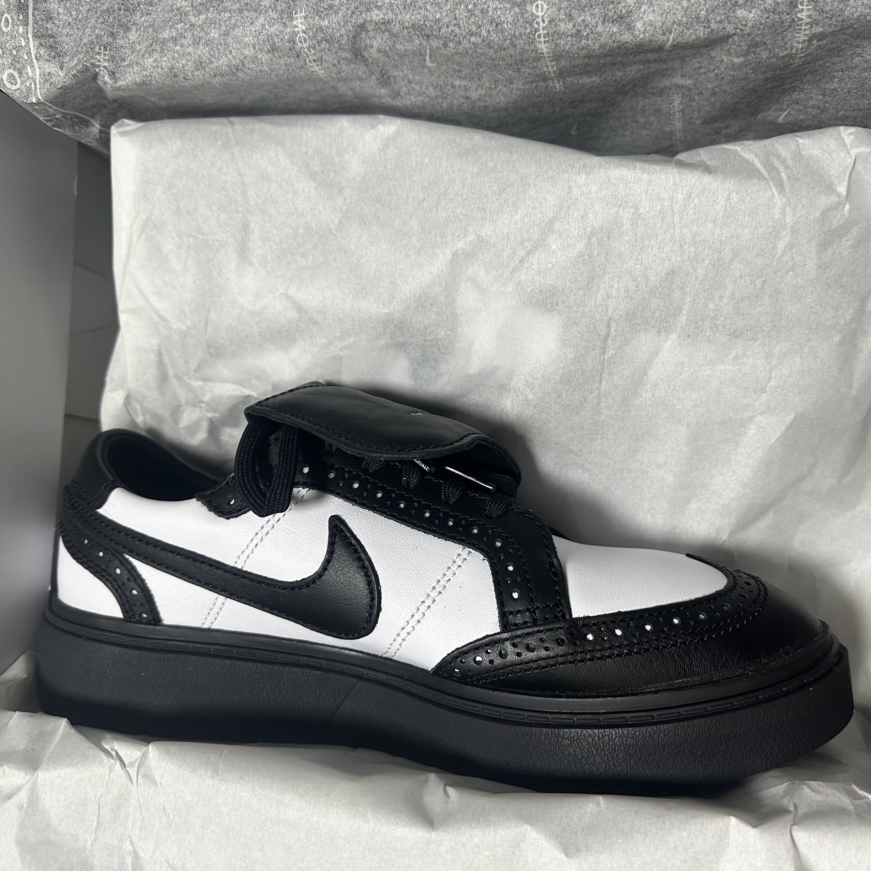 Nike x Peaceminusone Kwondo1 Black and White 착용 스타일
