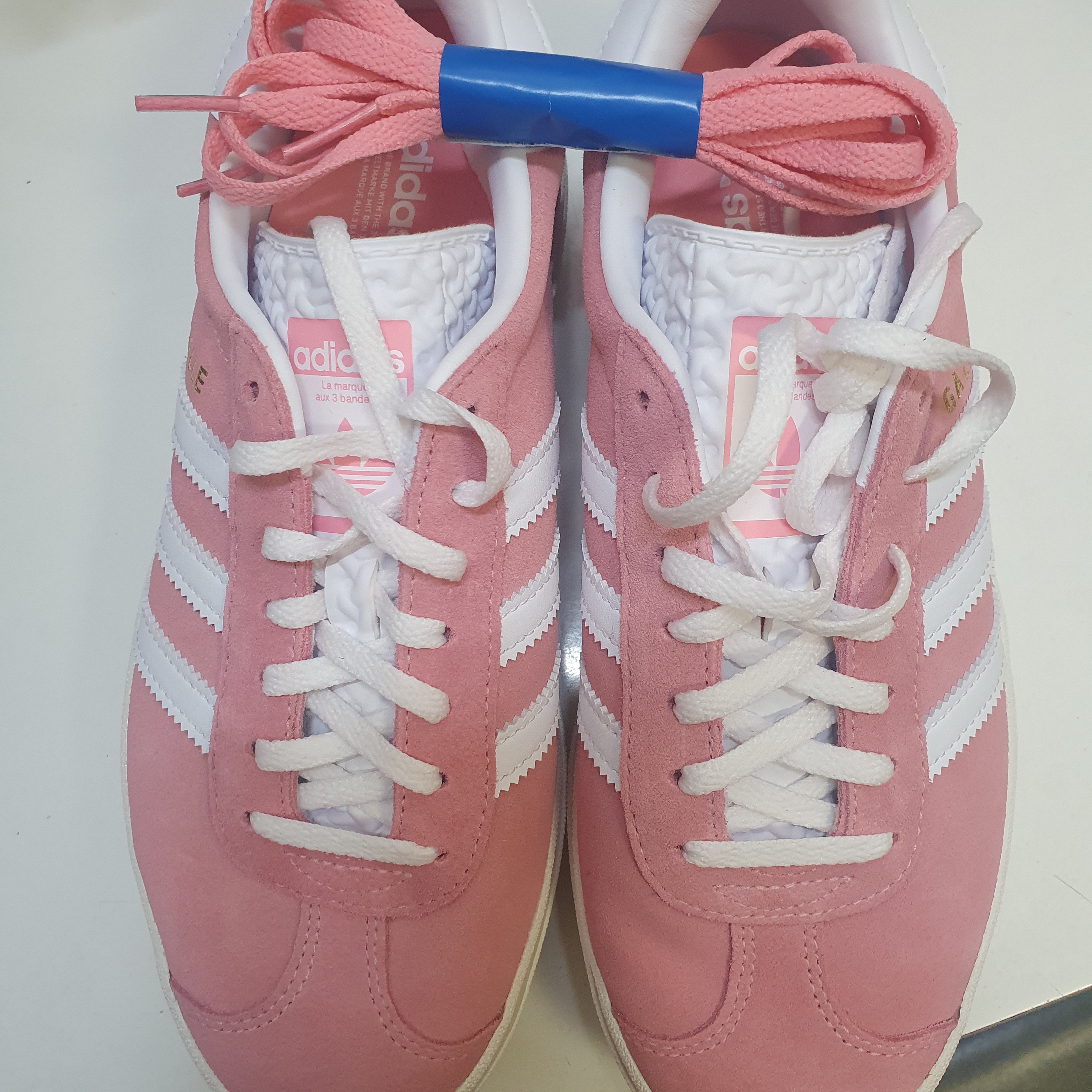 (W) Adidas Gazelle Bold Super Pop 착용 스타일