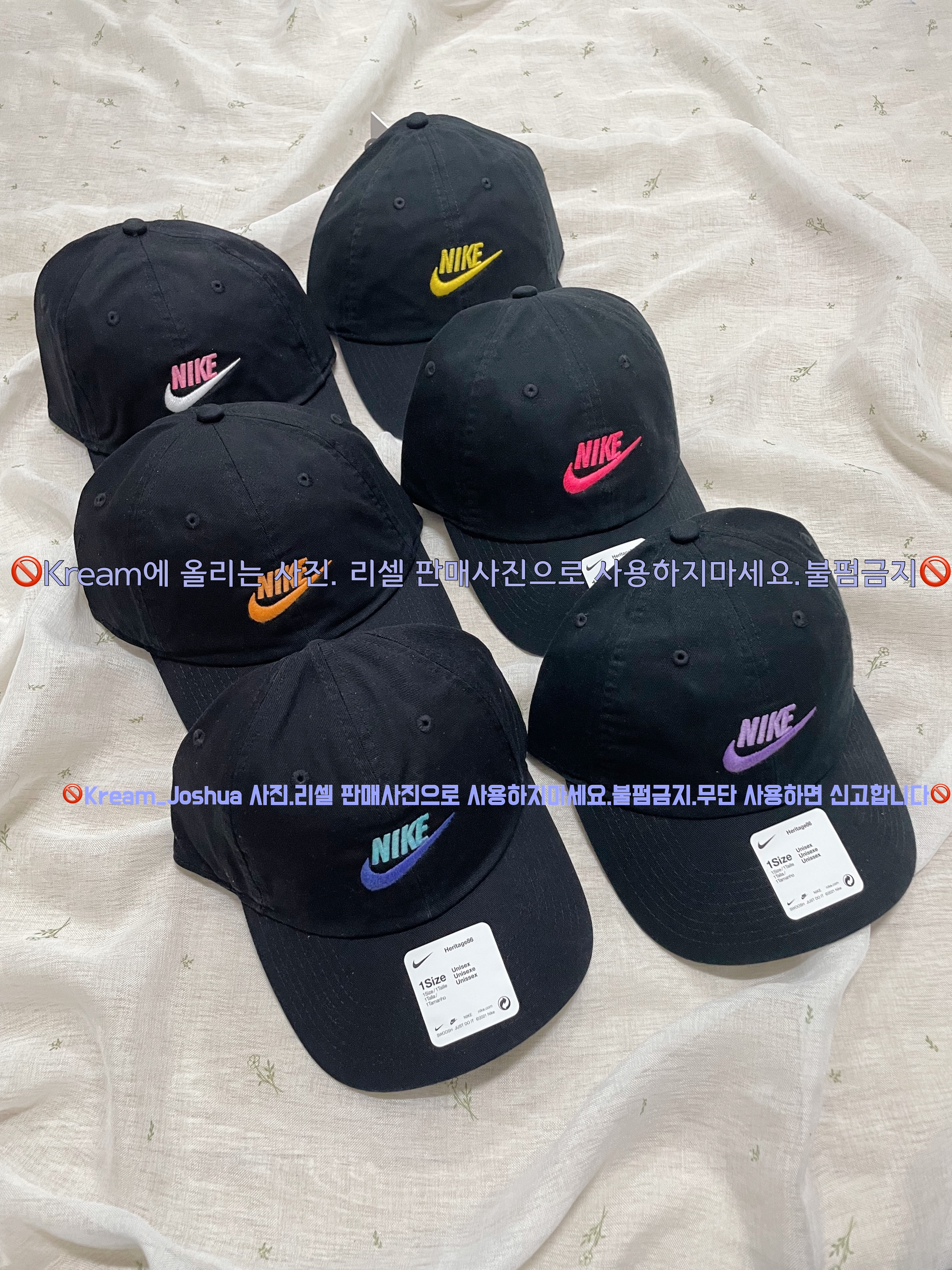 Nike Heritage 86 Futura Washed Cap Black White 착용 스타일 - 2