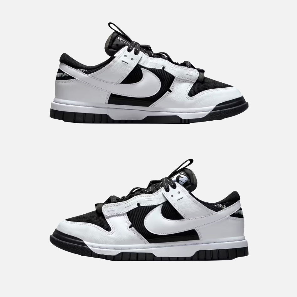 Nike Dunk Low Retro Black, Nike x Staple SB Dunk Low Panda Pigeon 착용 스타일 - 2