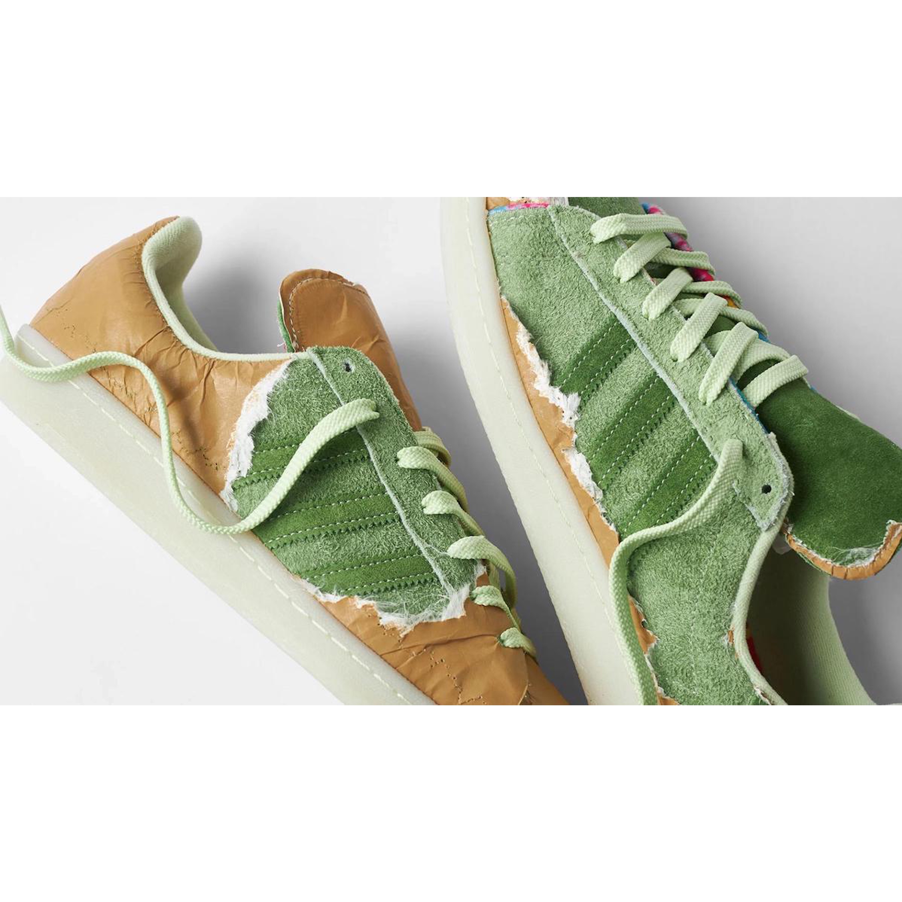 Adidas Campus 80s Crop Green 착용 스타일 - 4