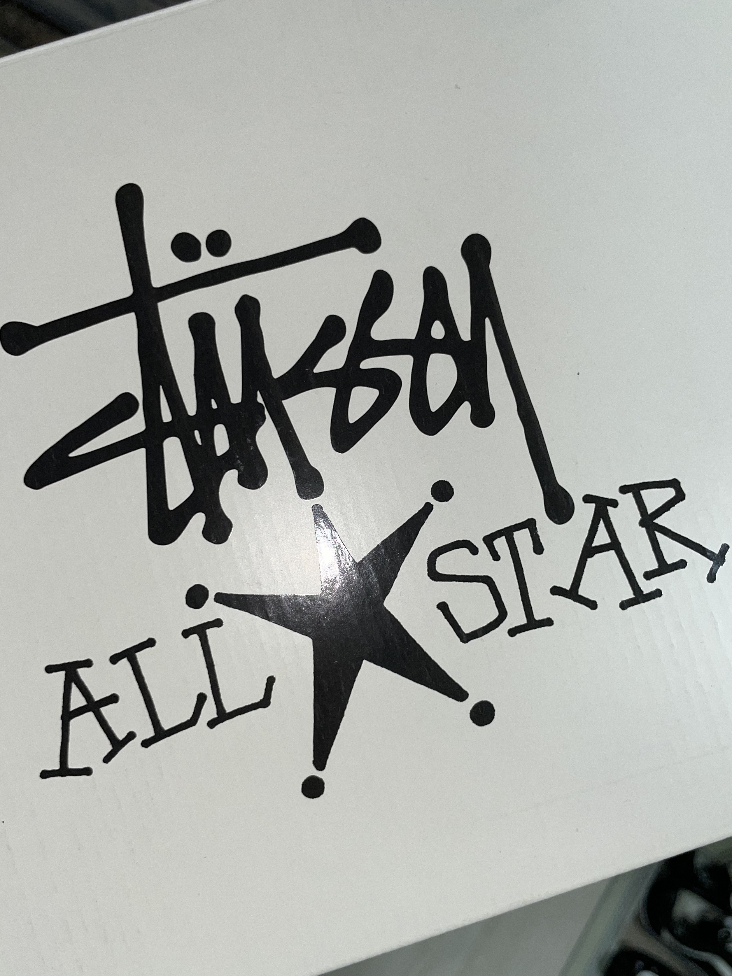 Converse x Stussy Chuck 70 High Black 착용 스타일 - 4
