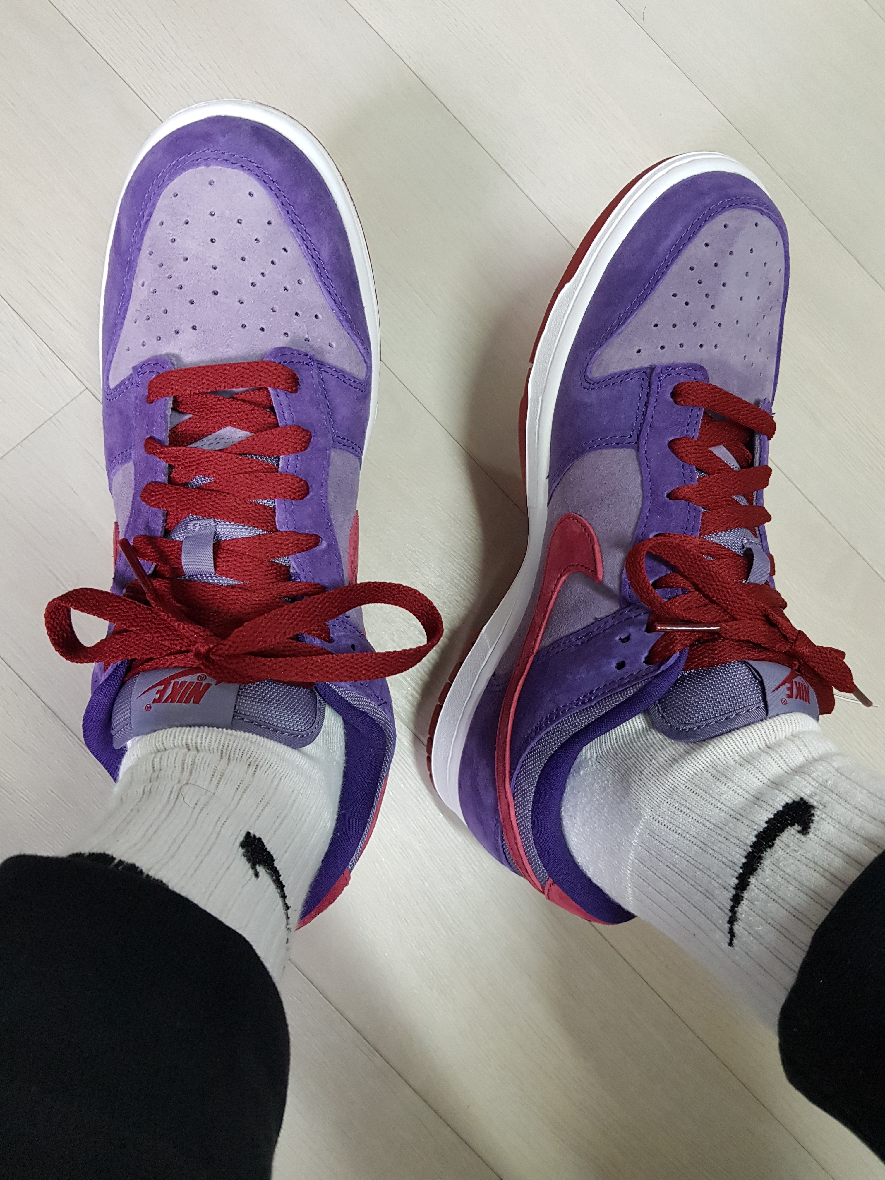 Nike Dunk Low SP Plum 2020 착용 스타일